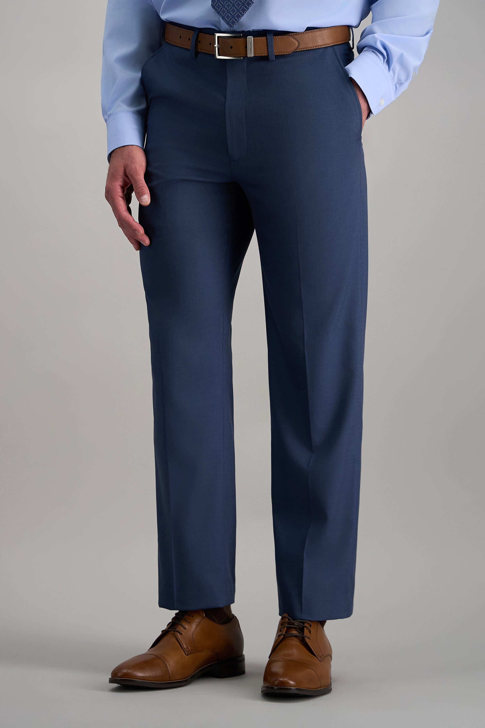 J.M. Haggar Premium Stretch Suit Pant - Flat Front, , hi-res