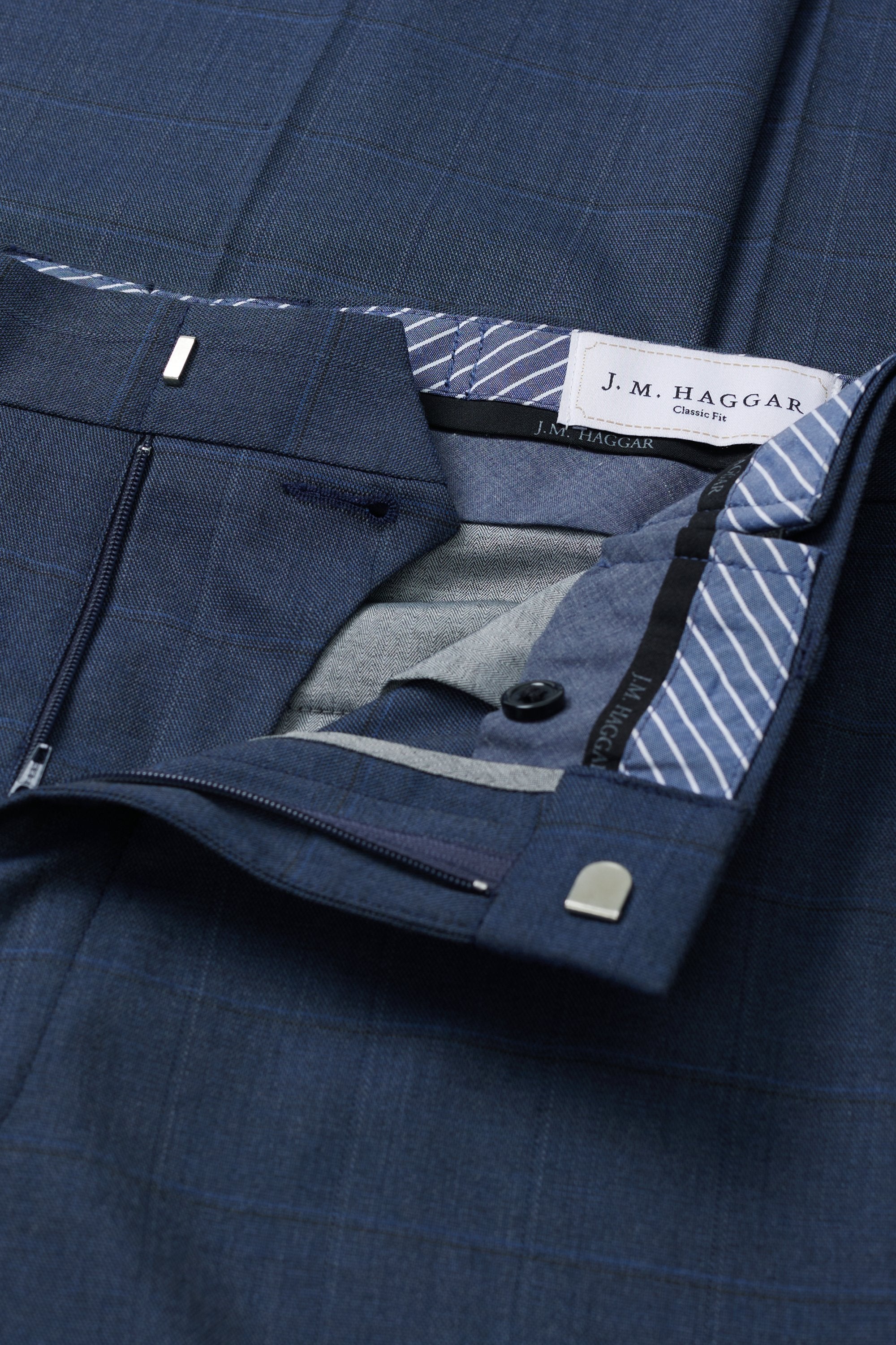 J.M. Haggar Windowpane Suit Pant, , hi-res