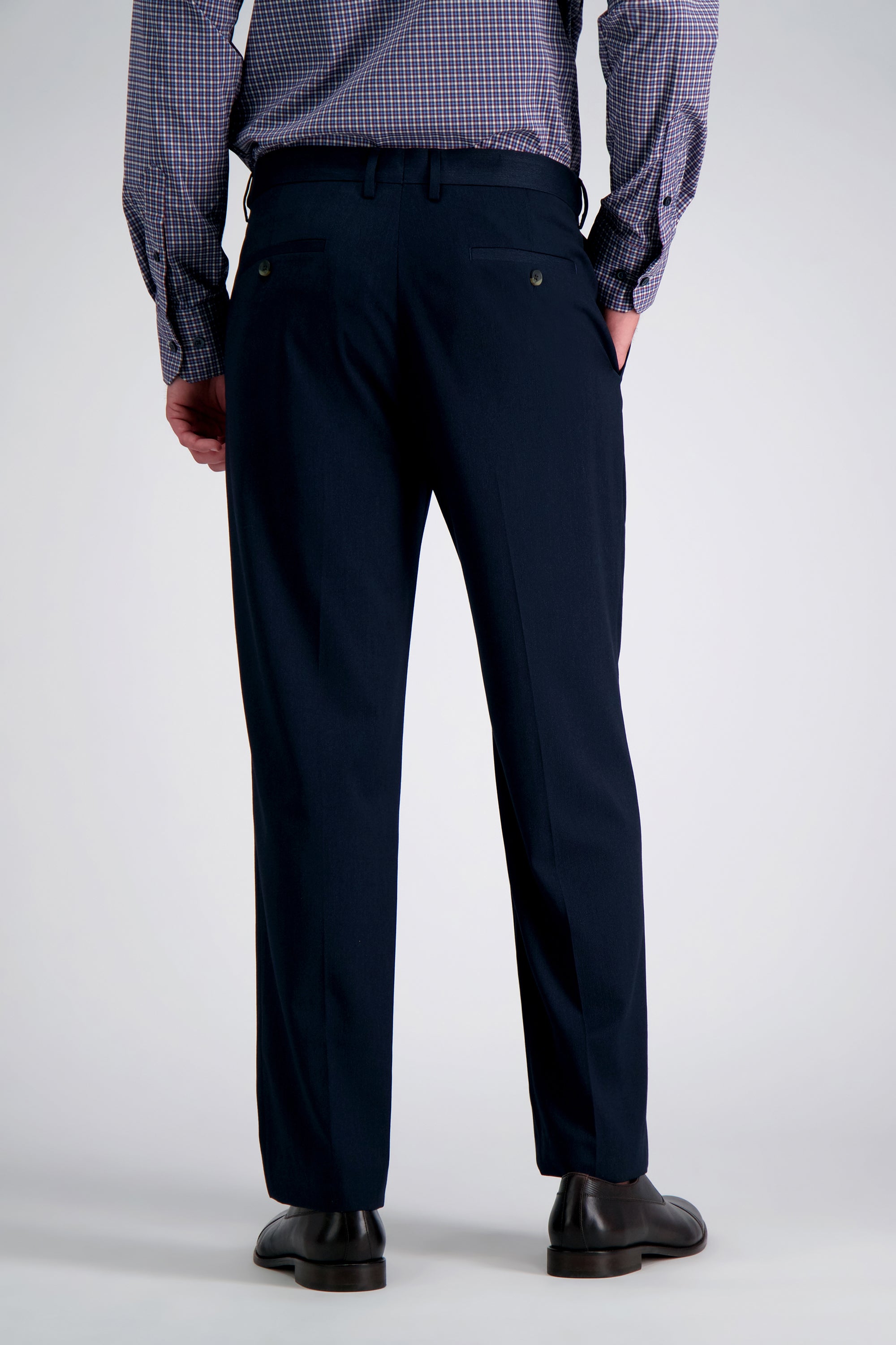 J.M. Haggar Micro Herringbone Suit Pant, , hi-res