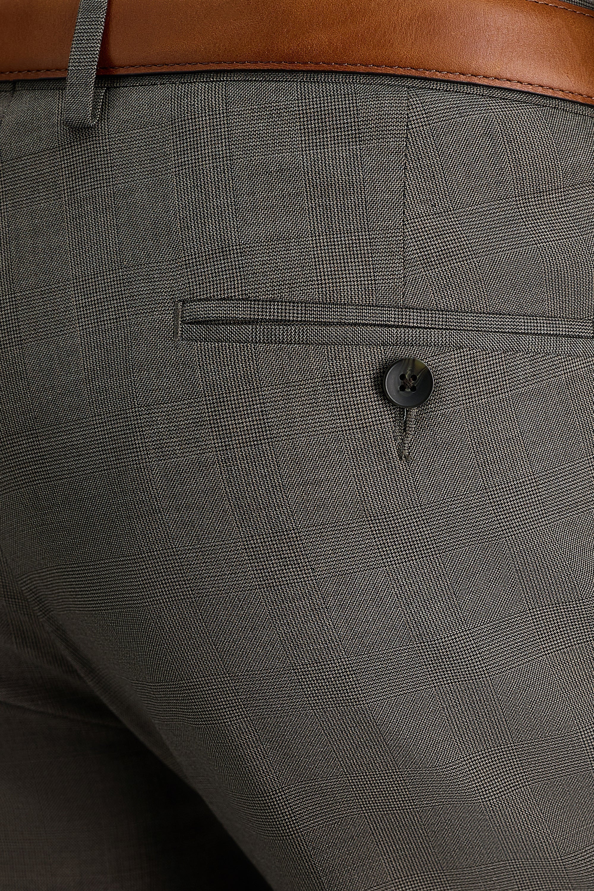 J.M. Haggar Medium Glen Plaid Suit Pant, , hi-res