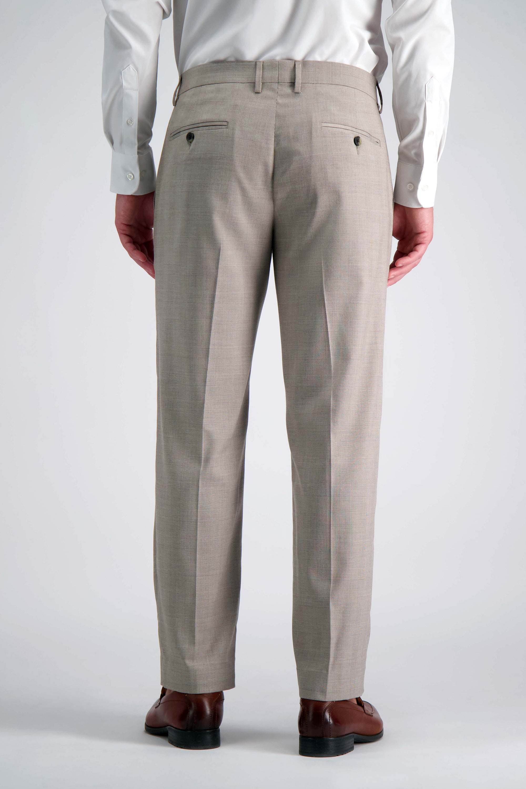 J.M. Haggar Medium Glen Plaid Suit Pant, , hi-res
