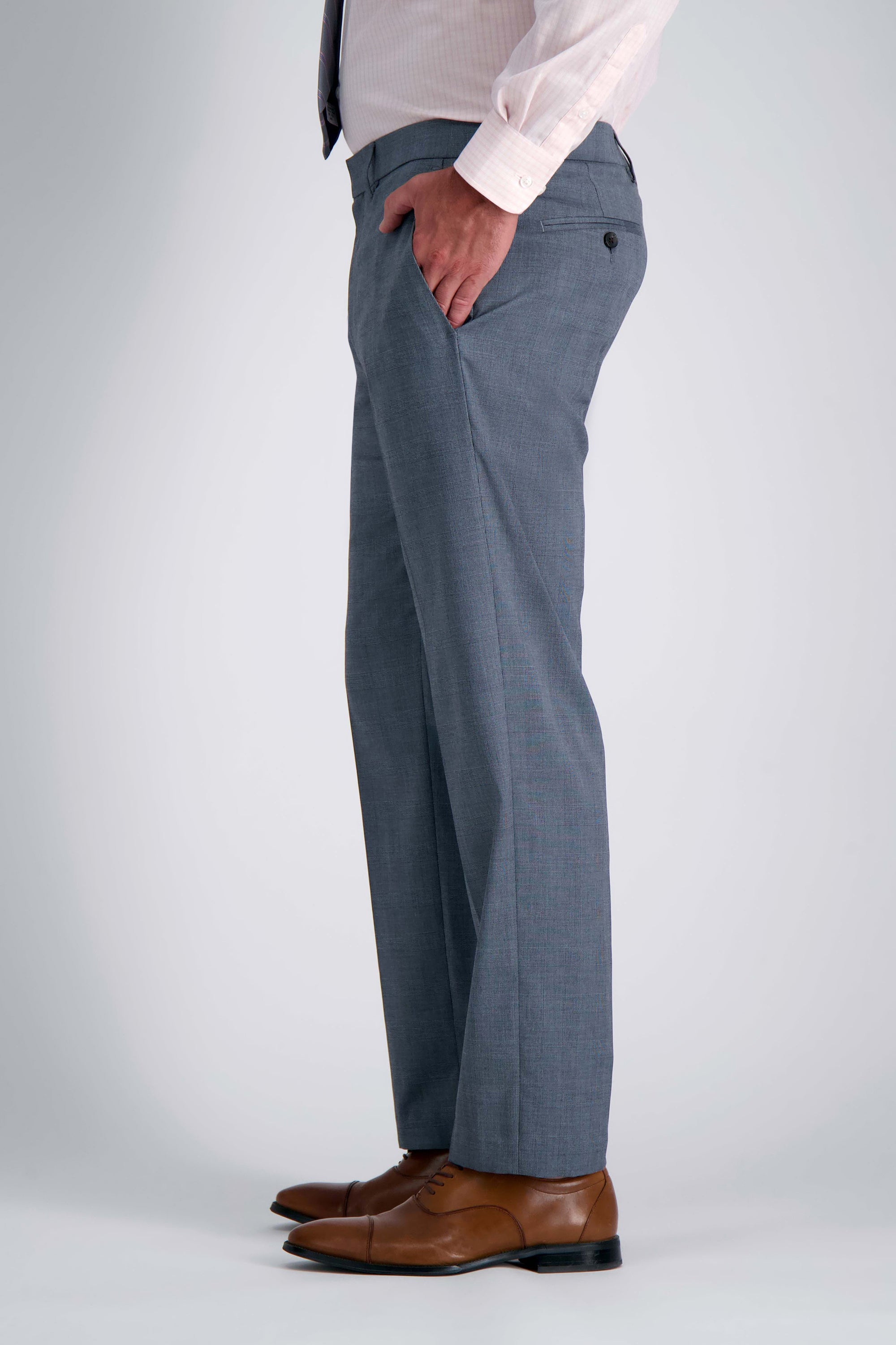 J.M. Haggar Medium Glen Plaid Suit Pant, , hi-res