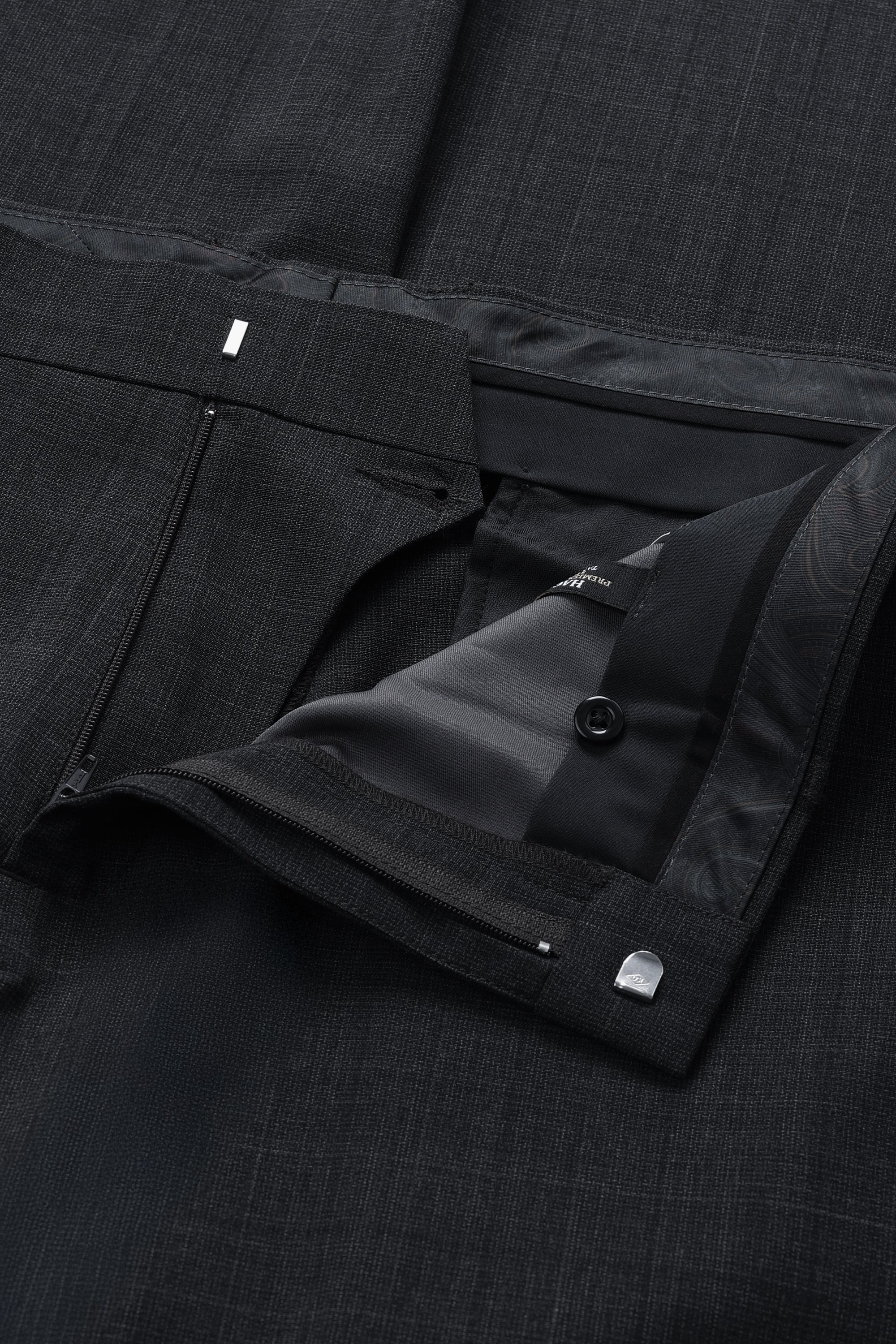 J.M. Haggar Wool Windowpane Suit Pant, , hi-res