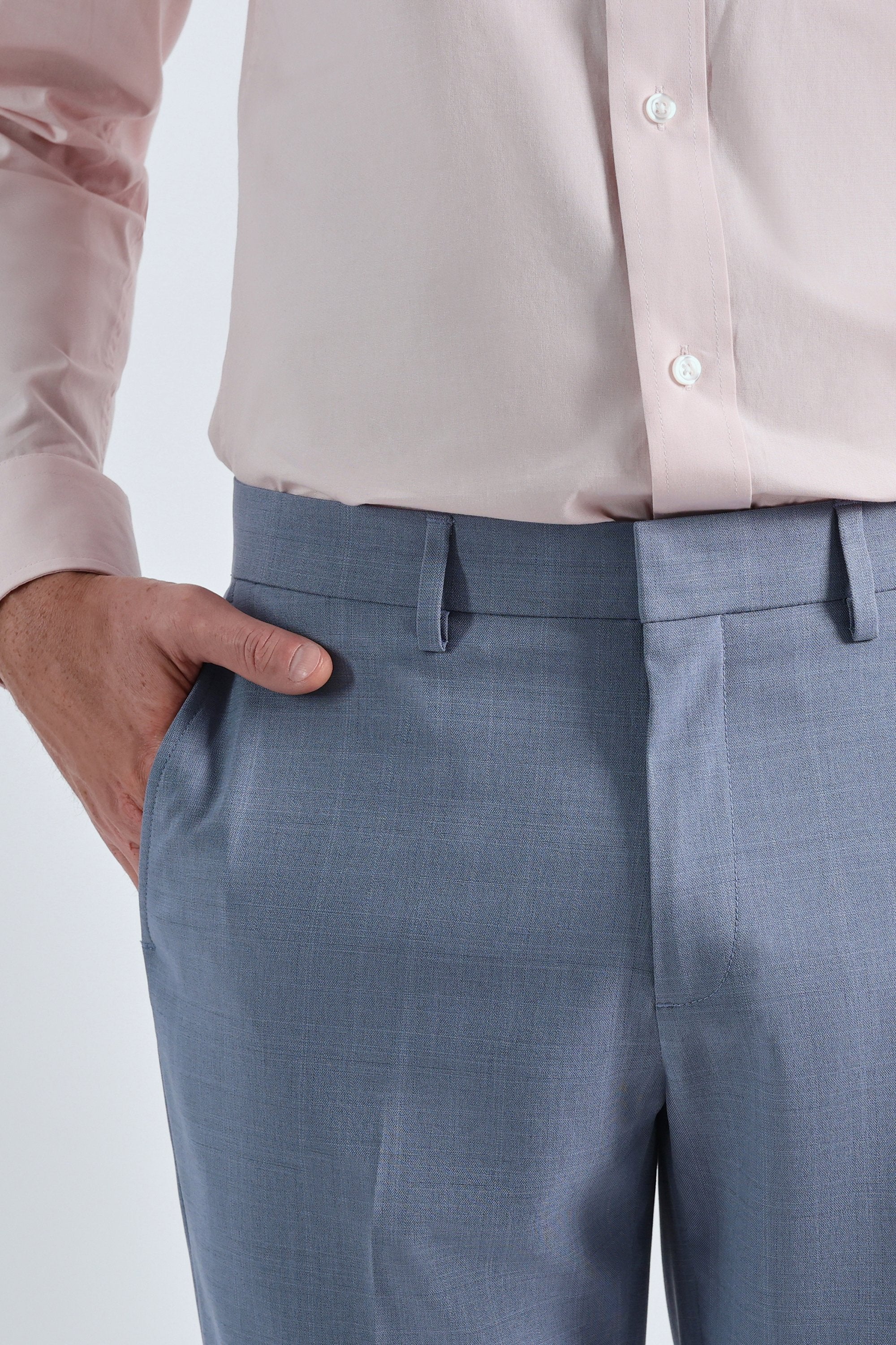 Smart Wash® Tonal Plaid Suit Pant, , hi-res