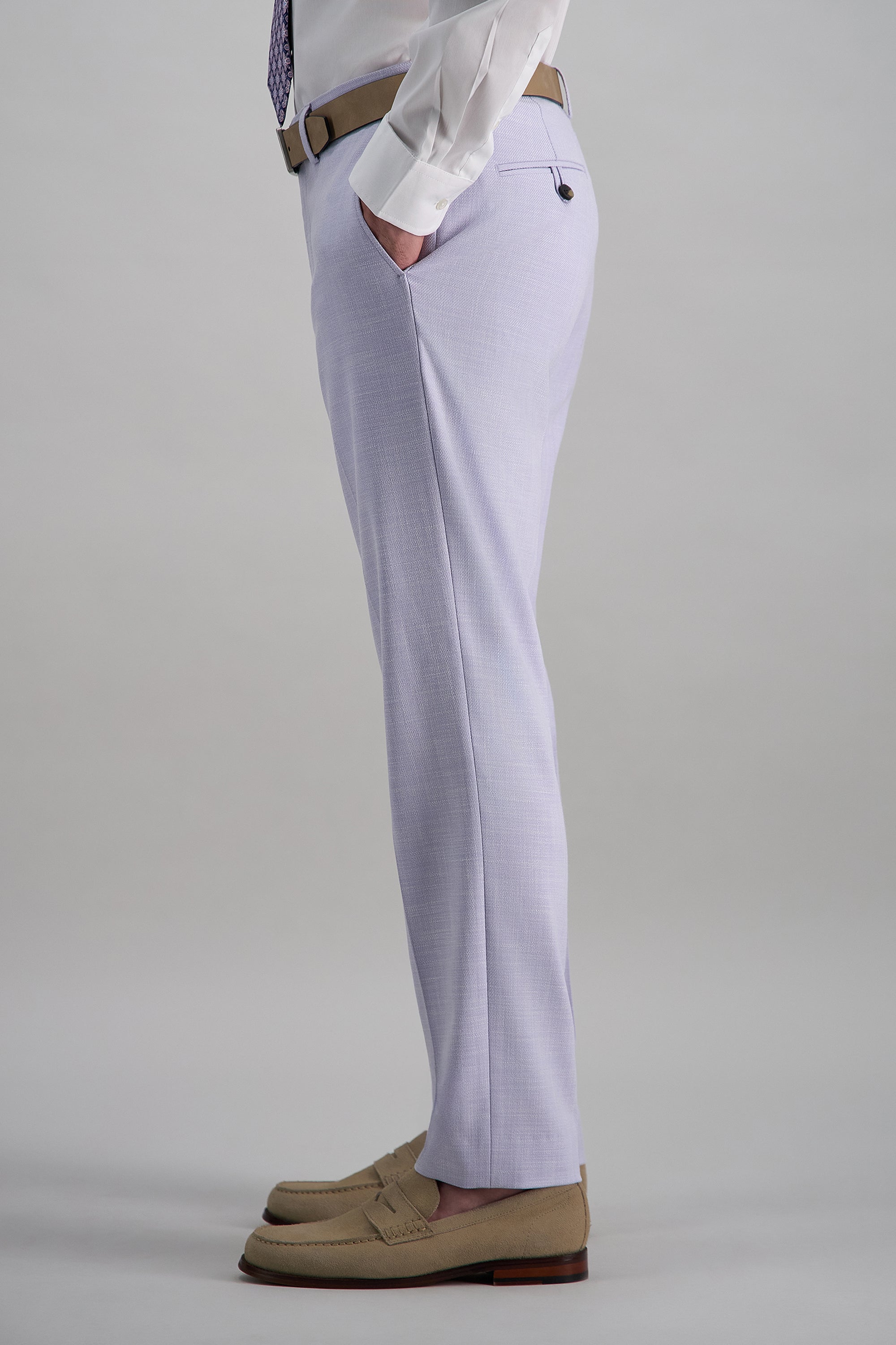 J.M. Haggar™ Premium Stretch Broken Twill Suit Pant - Haggar.com#color_purple
