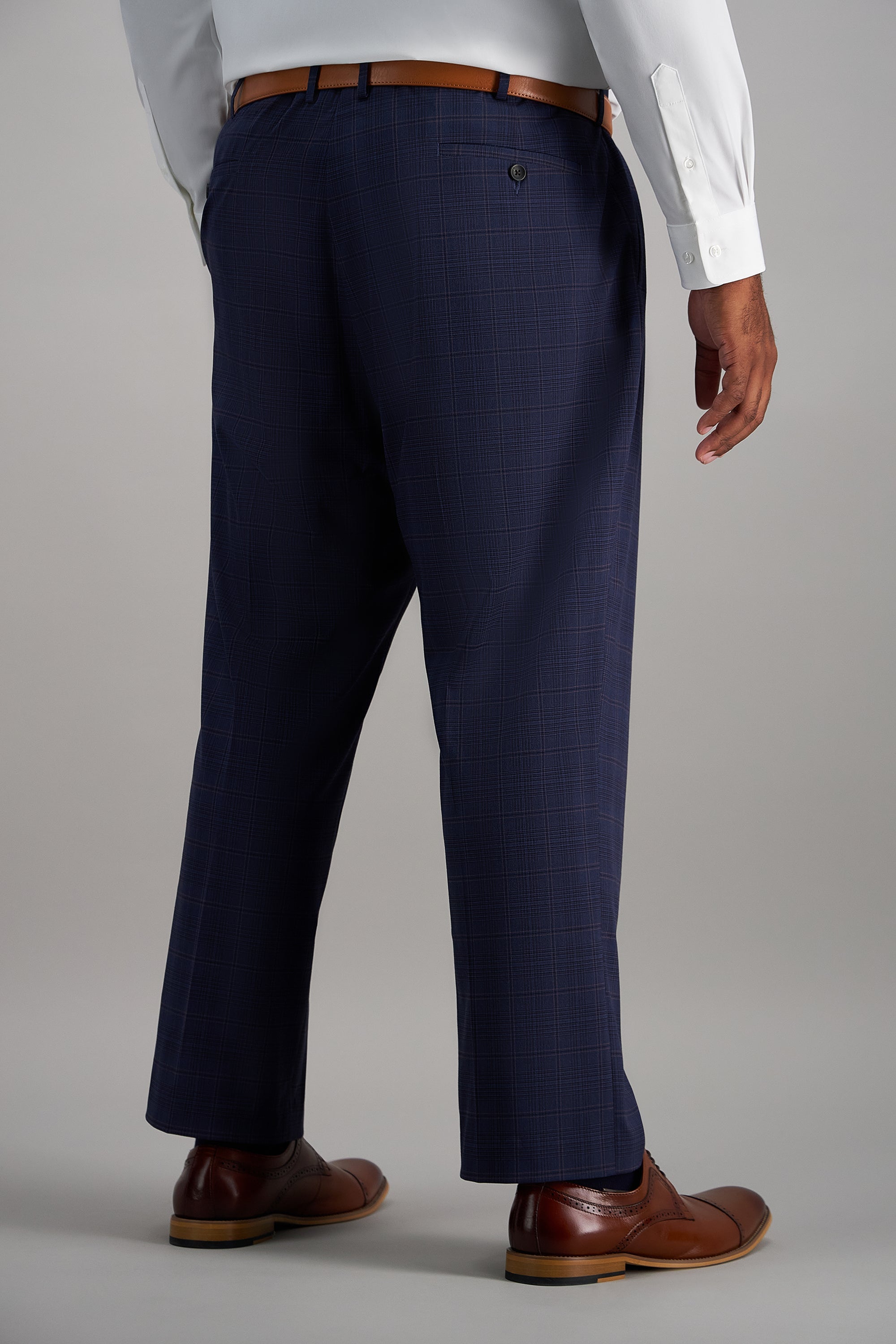 Big & Tall J.M. Haggar Prince of Wales Suit Pant, , hi-res