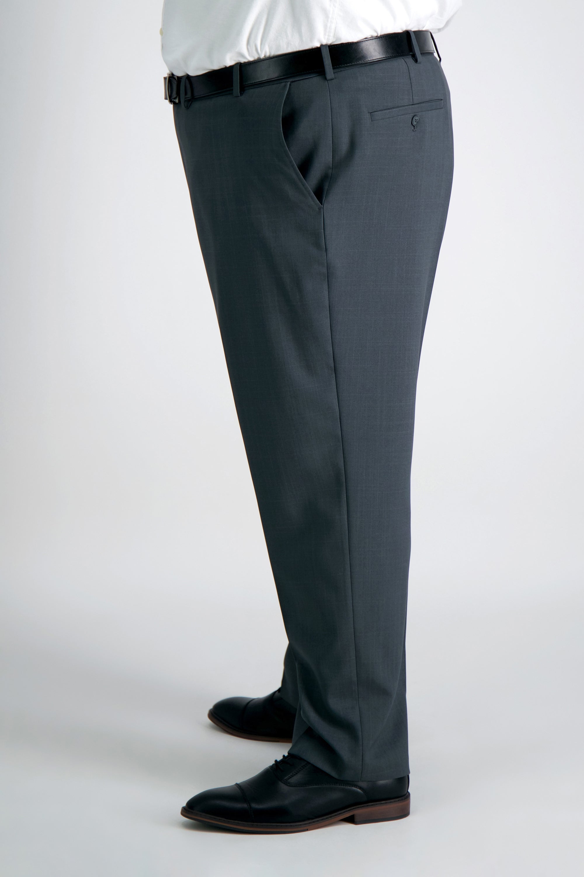 Big & Tall Travel Performance Stria Tic Weave Suit Pant, , hi-res