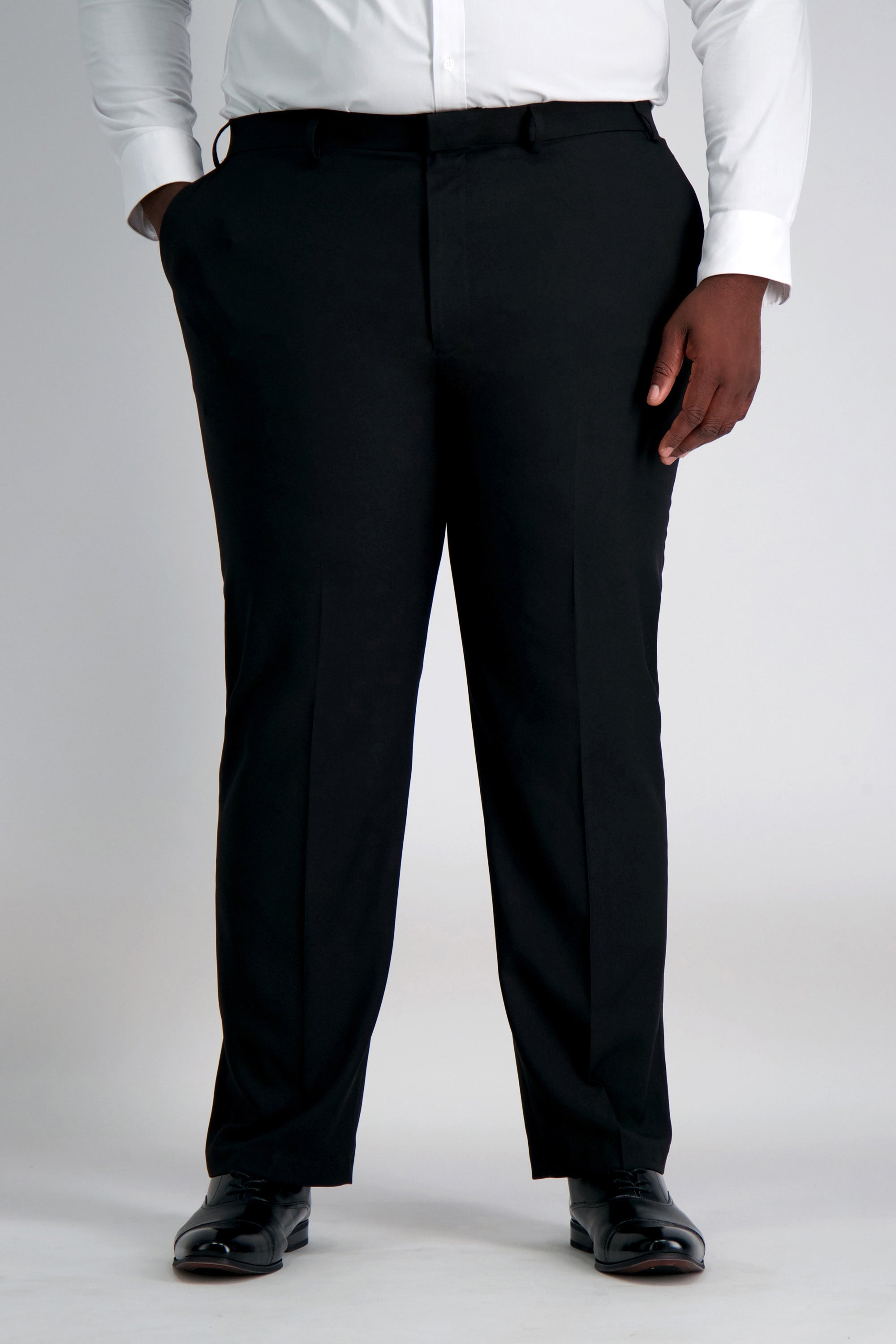 Big & Tall Smart Wash® Suit Separate Pant, , hi-res#color_black