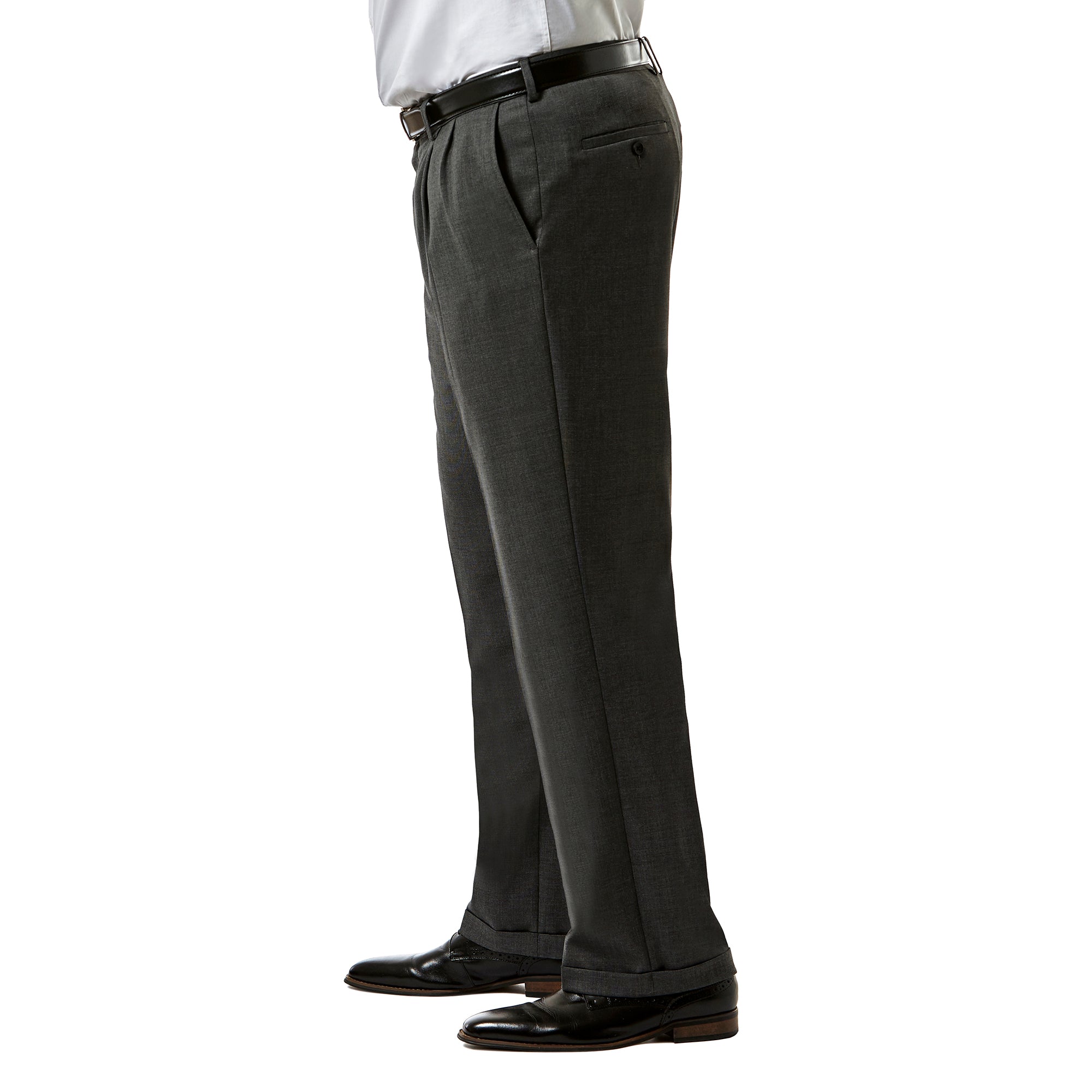 Big & Tall J.M. Haggar Premium Stretch Suit Pant - Pleated Front, , hi-res