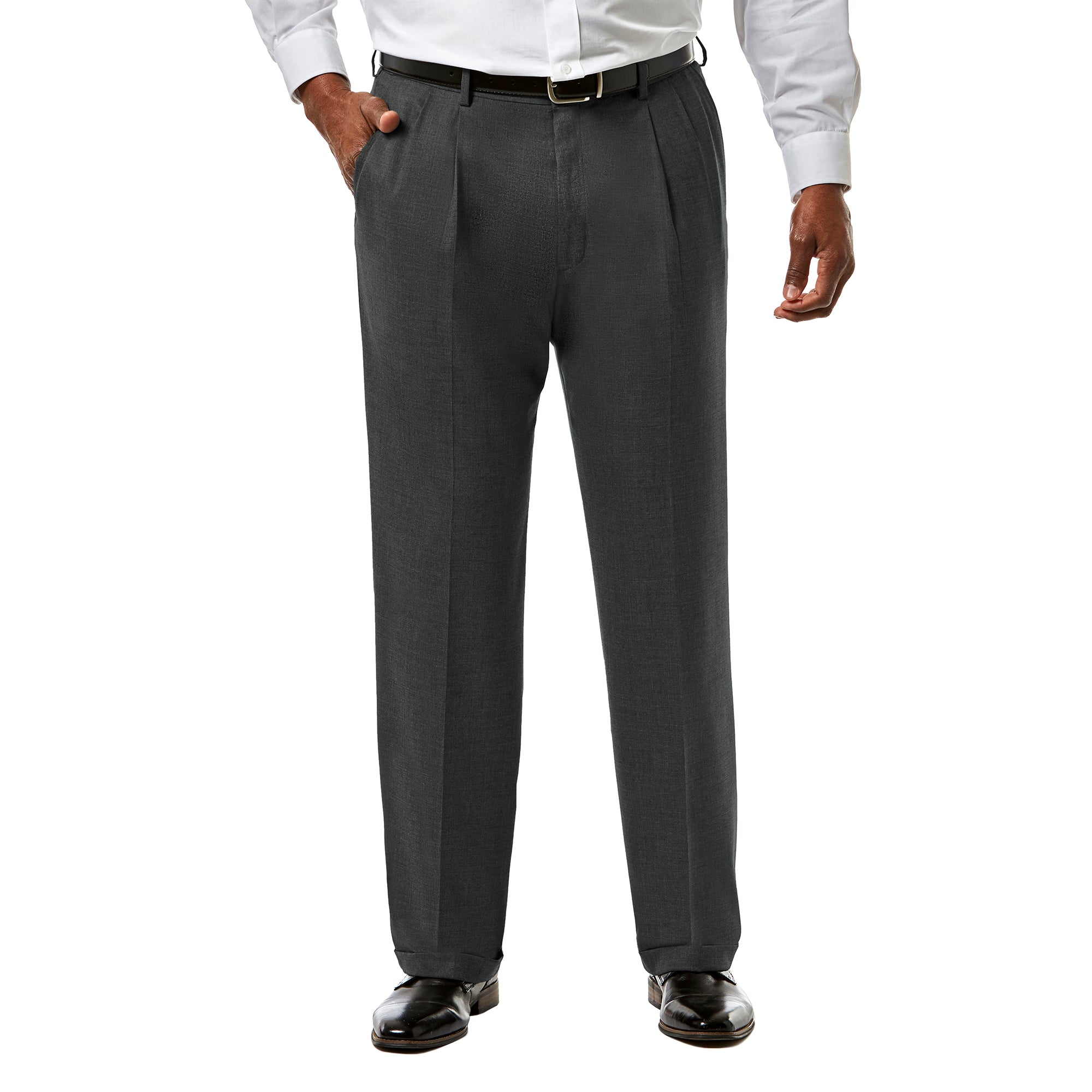Big & Tall J.M. Haggar Premium Stretch Suit Pant - Pleated Front, , hi-res