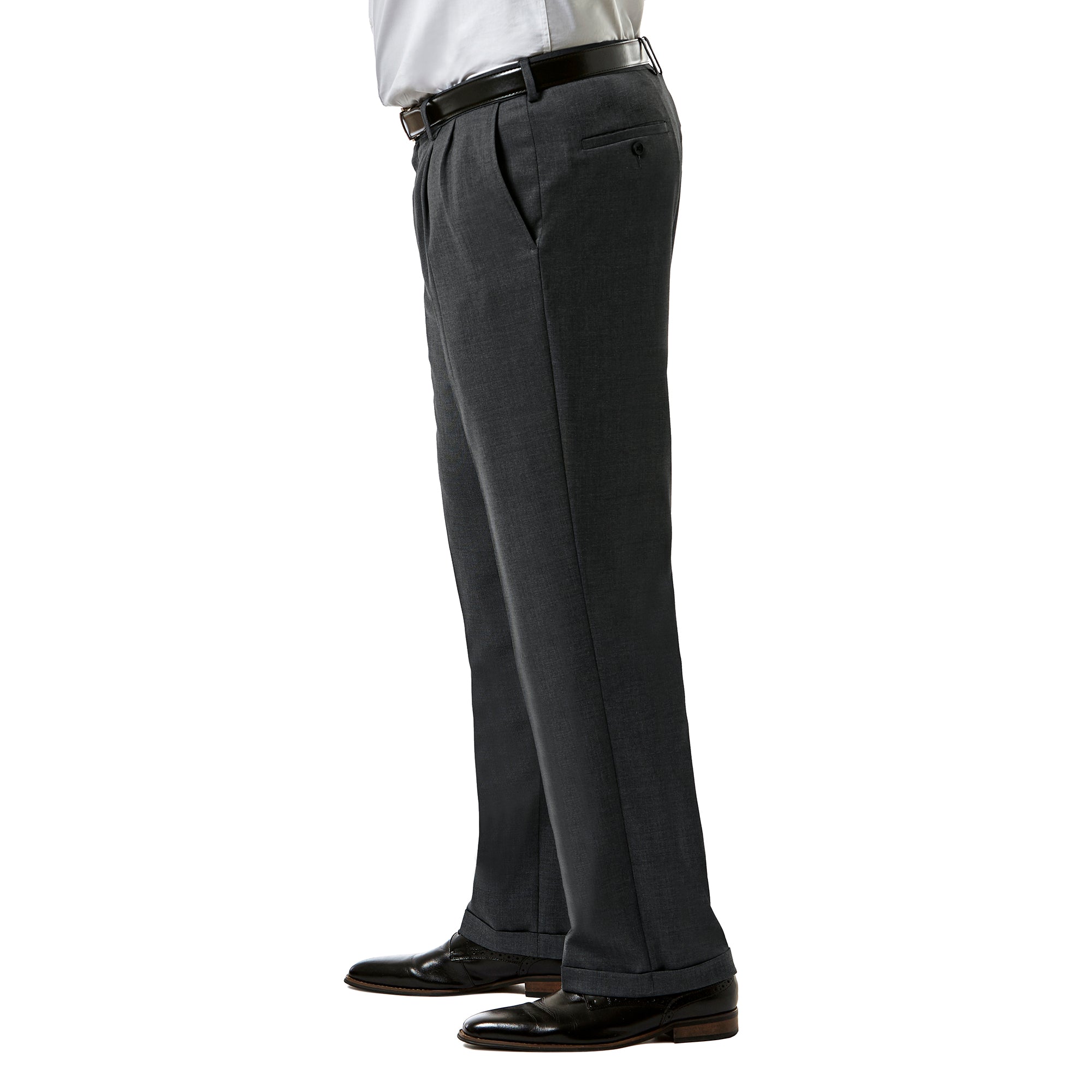 Big & Tall J.M. Haggar Premium Stretch Suit Pant - Pleated Front, , hi-res