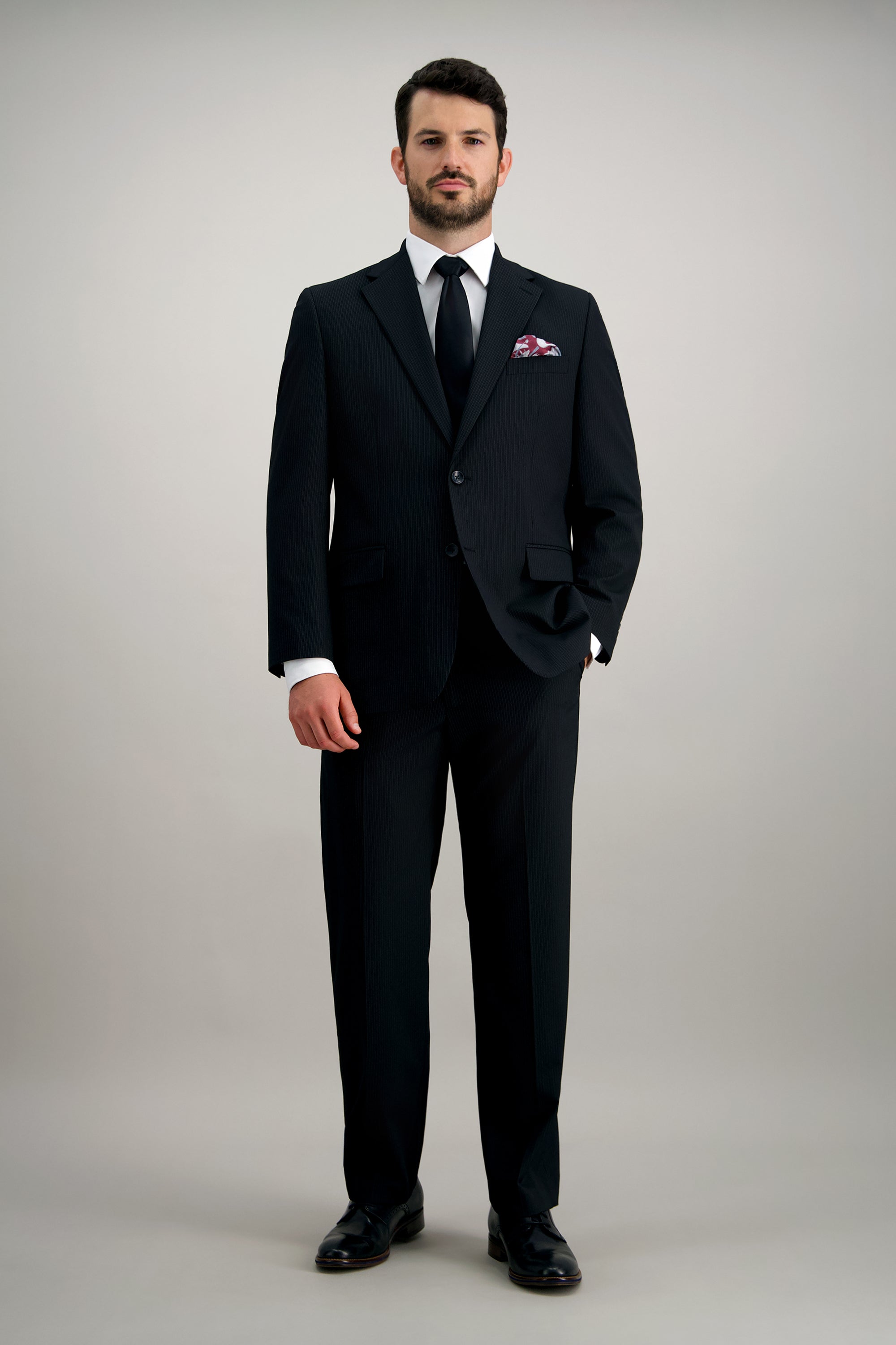 J.M. Haggar Premium Stretch Stripe Suit Jacket