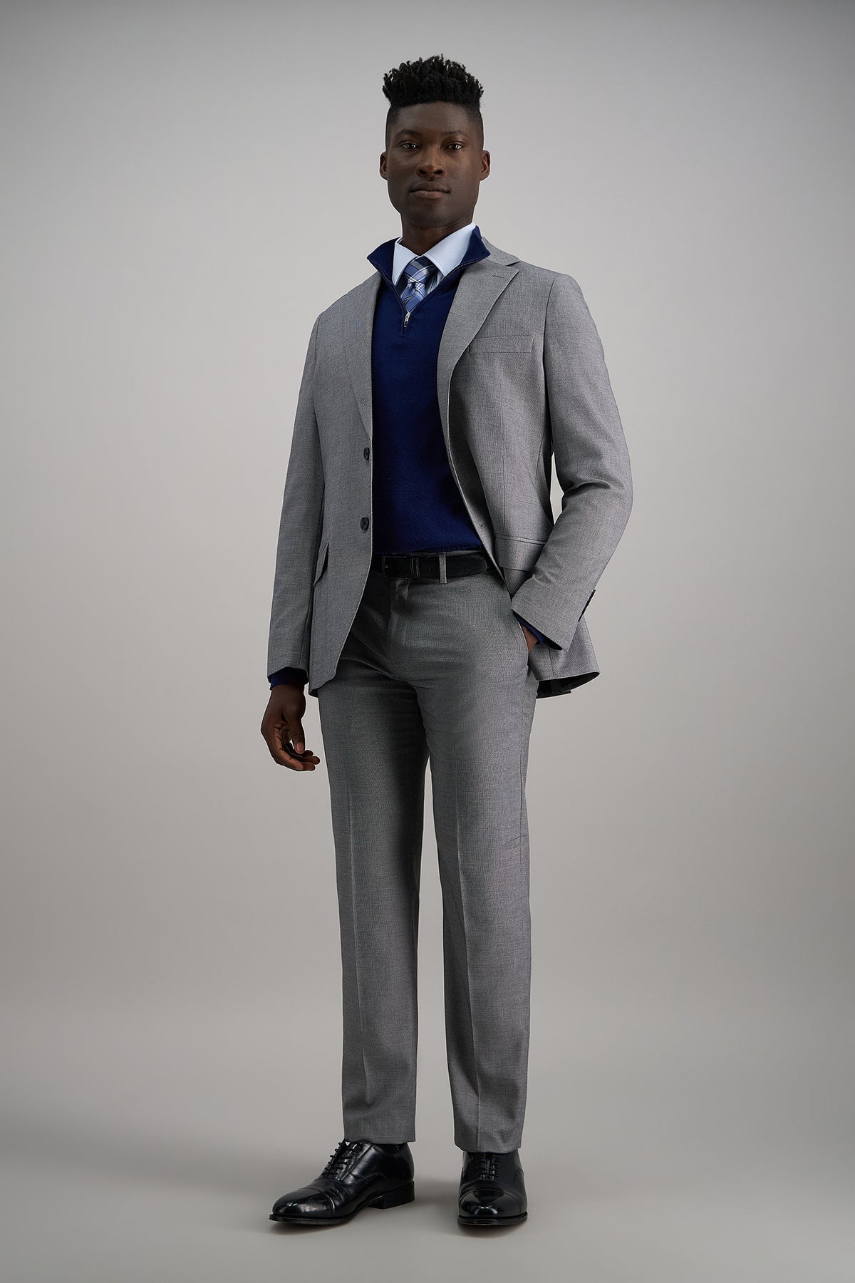 J.M. Haggar Micro Dobby Suit Jacket