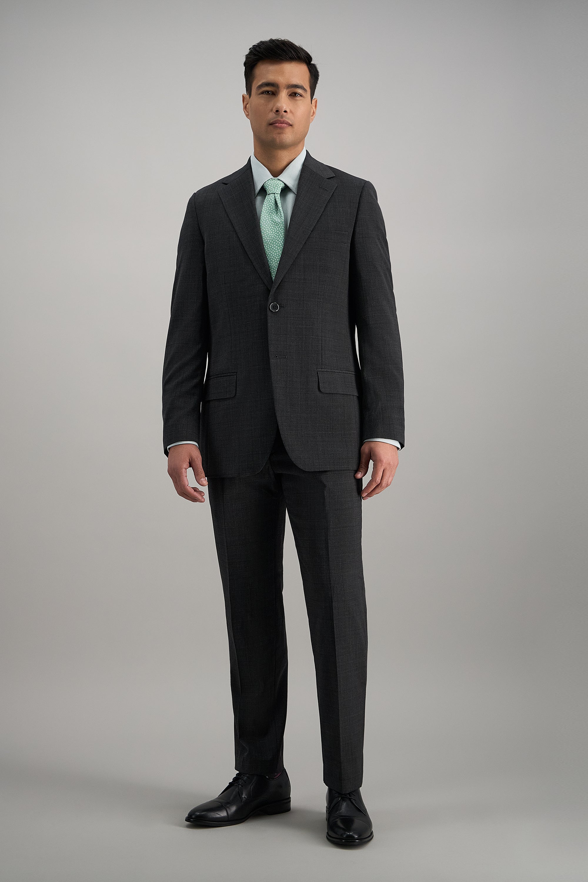 J.M. Haggar Wool Windowpane Suit Separates