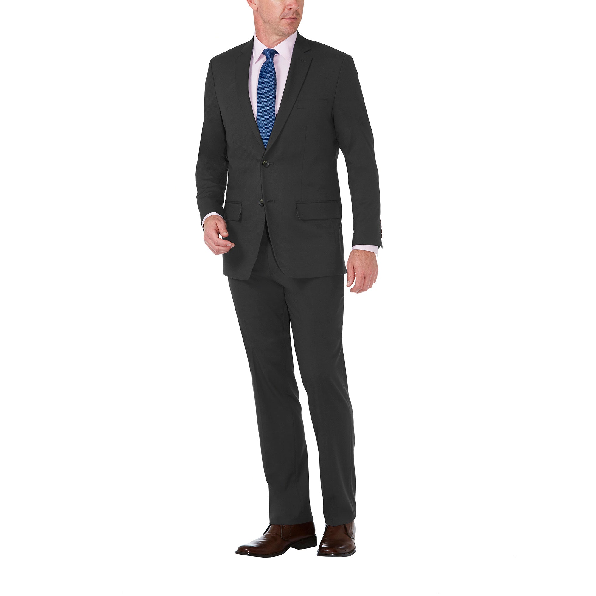 J.M. Haggar Premium Stretch Shadow Check Suit Jacket, , hi-res#color_black