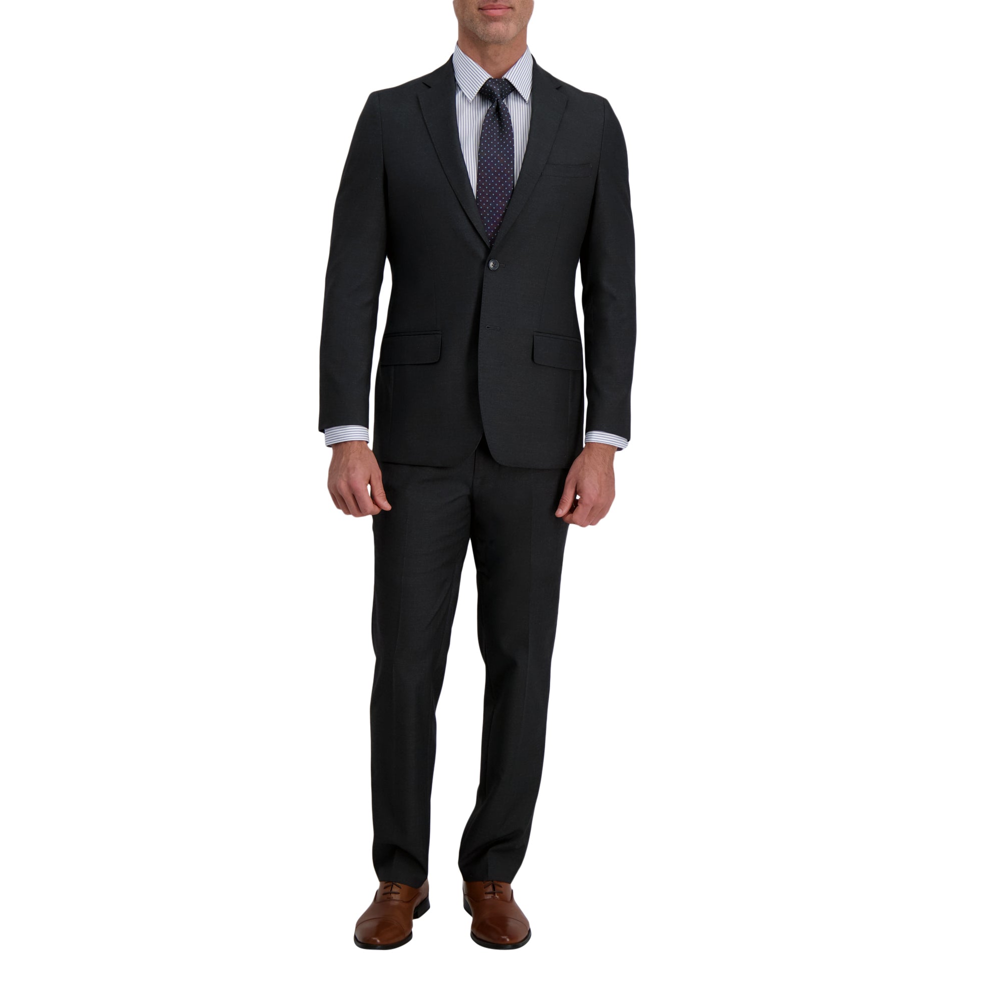 J.M. Haggar Herringbone Windowpane Suit Jacket, , hi-res