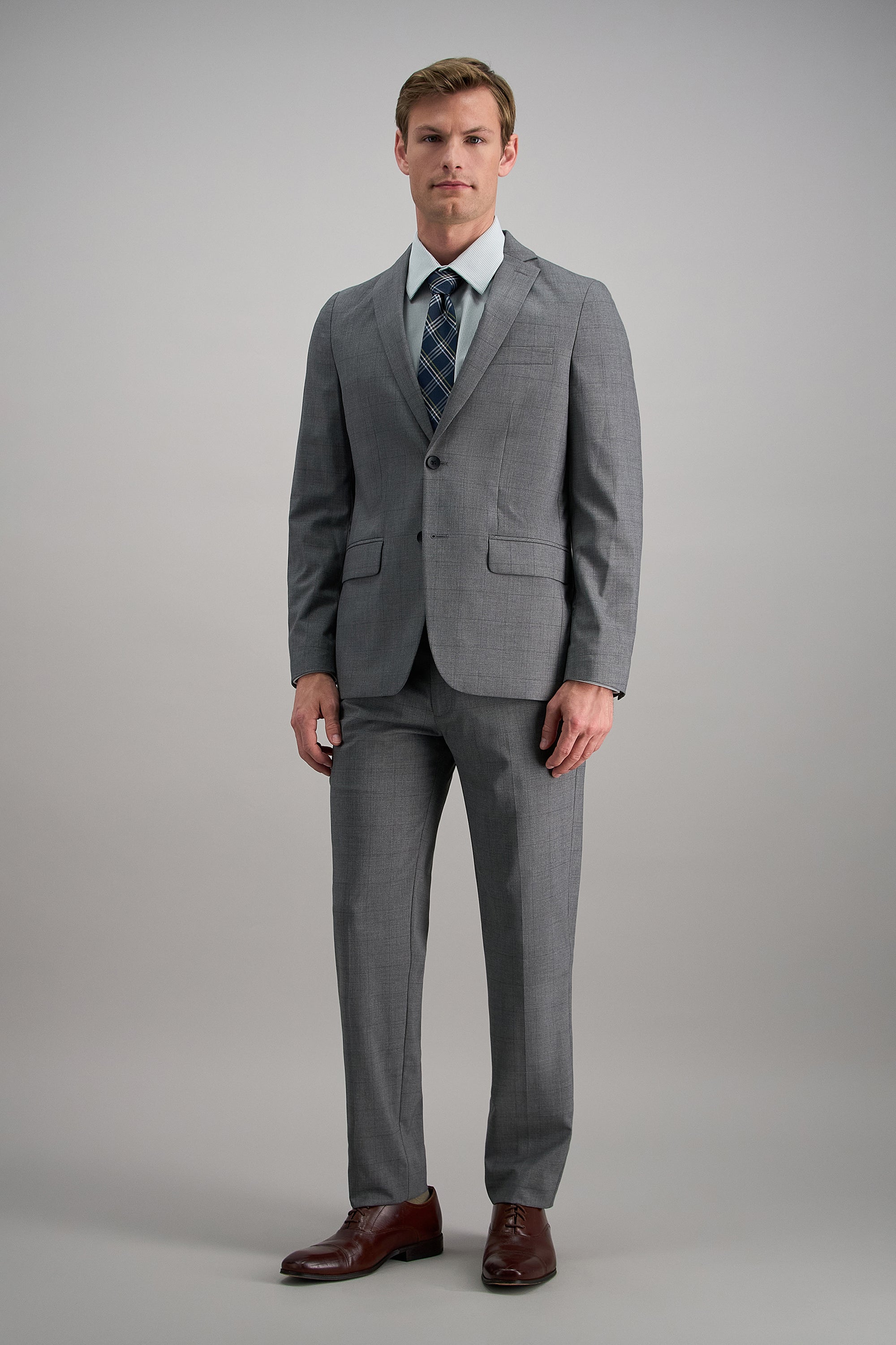 J.M. Haggar Glen Plaid Suit Separates