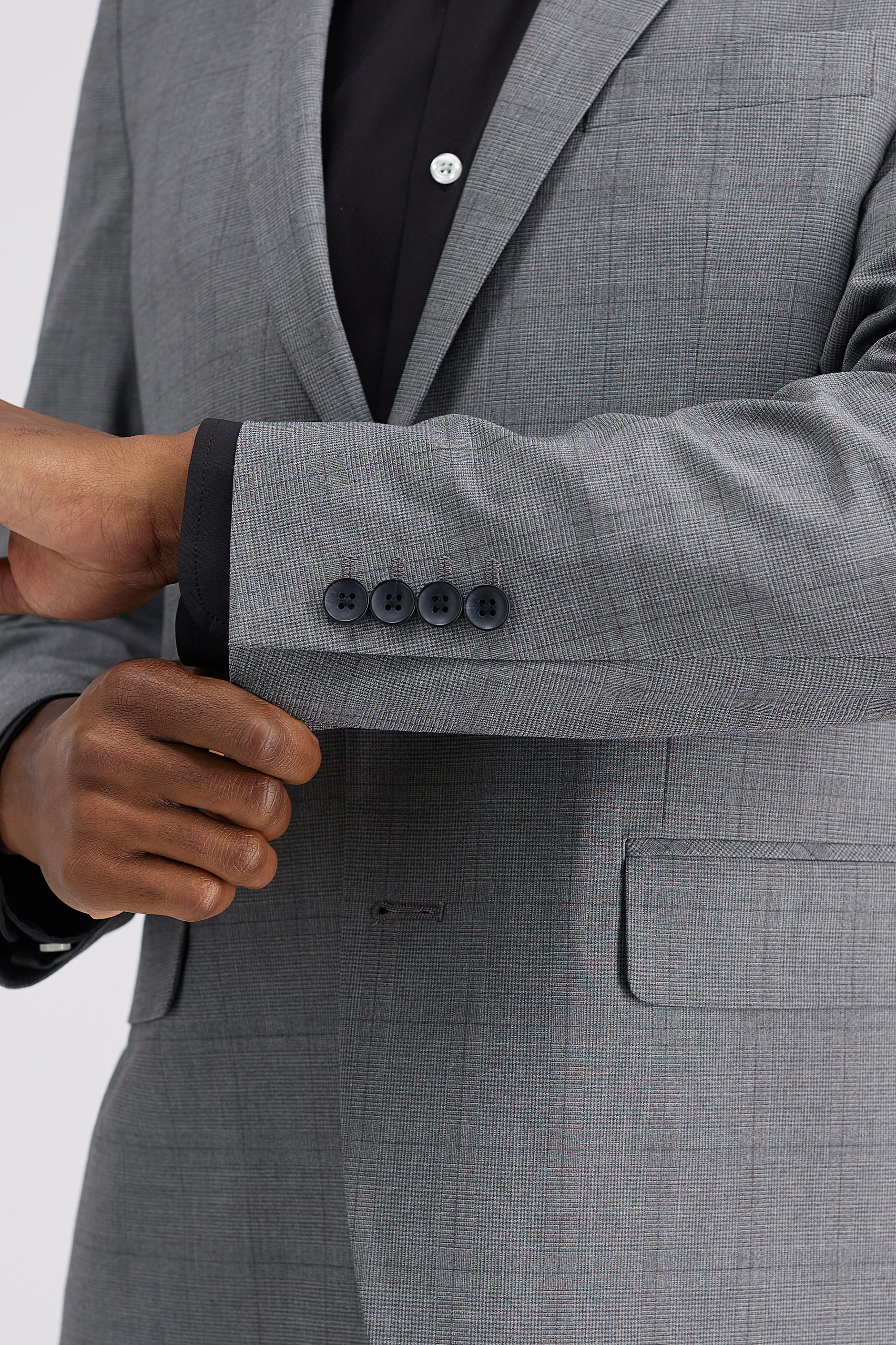 J.M. Haggar Glen Plaid Suit Jacket, , hi-res