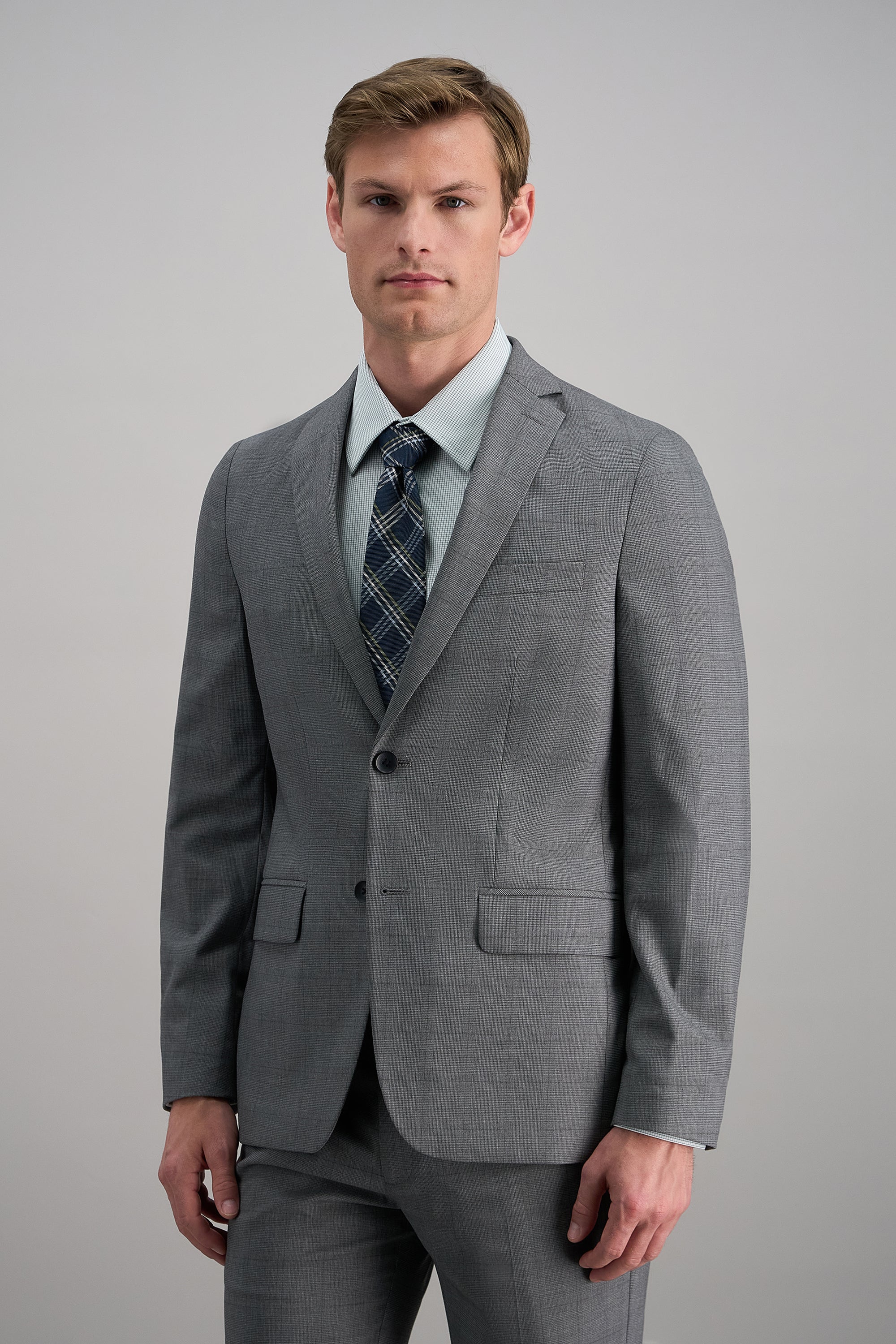 J.M. Haggar Glen Plaid Suit Separates