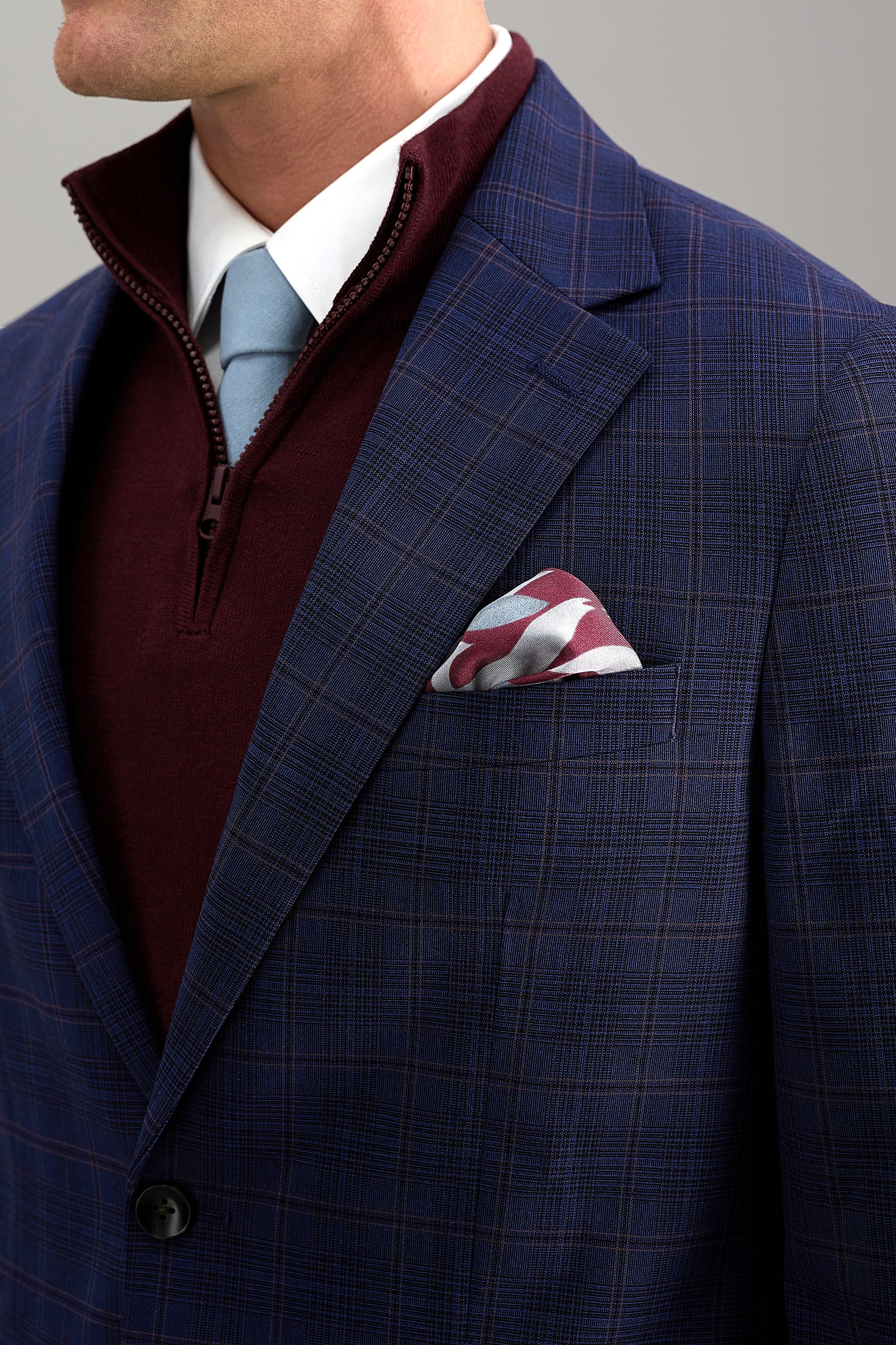 J.M. Haggar Prince of Wales Suit Jacket, , hi-res