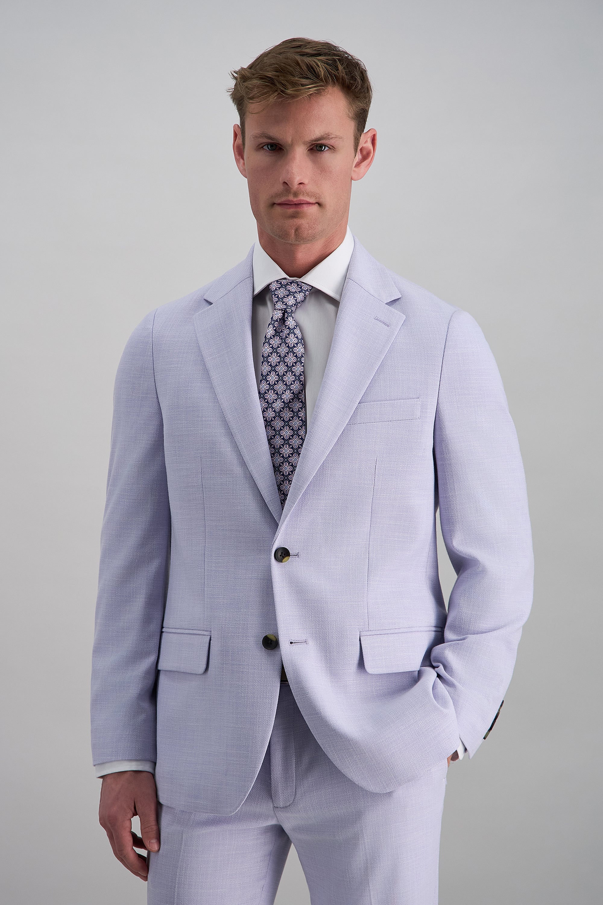 J.M. Haggar™ Premium Stretch Broken Twill Suit Separates - Haggar.com#color_purple