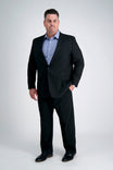 Big & Tall J.M. Haggar Premium Stretch Suit Jacket - color_black#color_black