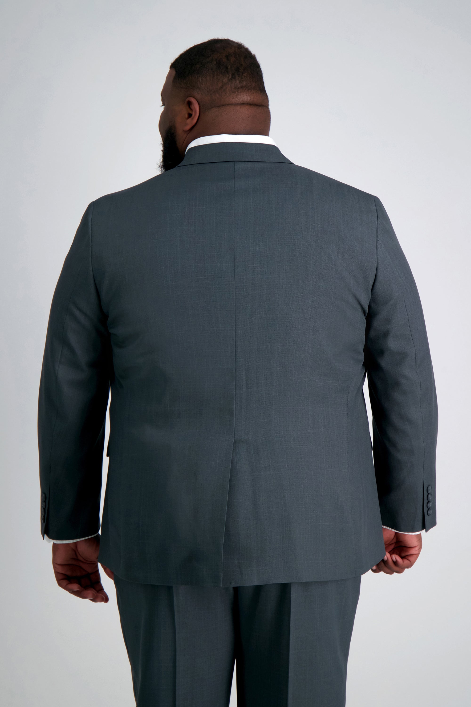 Big & Tall Travel Performance Stria Tic Weave Suit Jacket, , hi-res