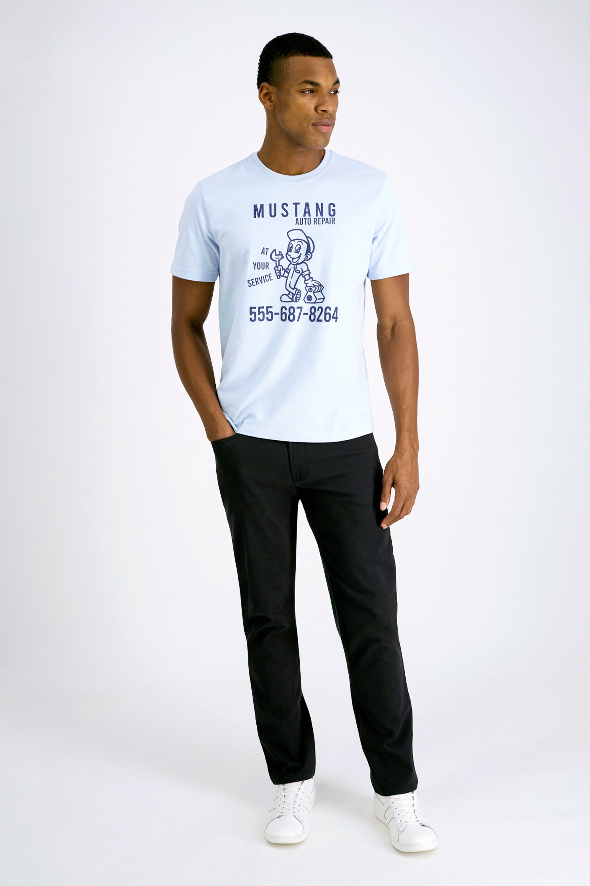 Mustang® Graphic Jersey Tee, , hi-res
