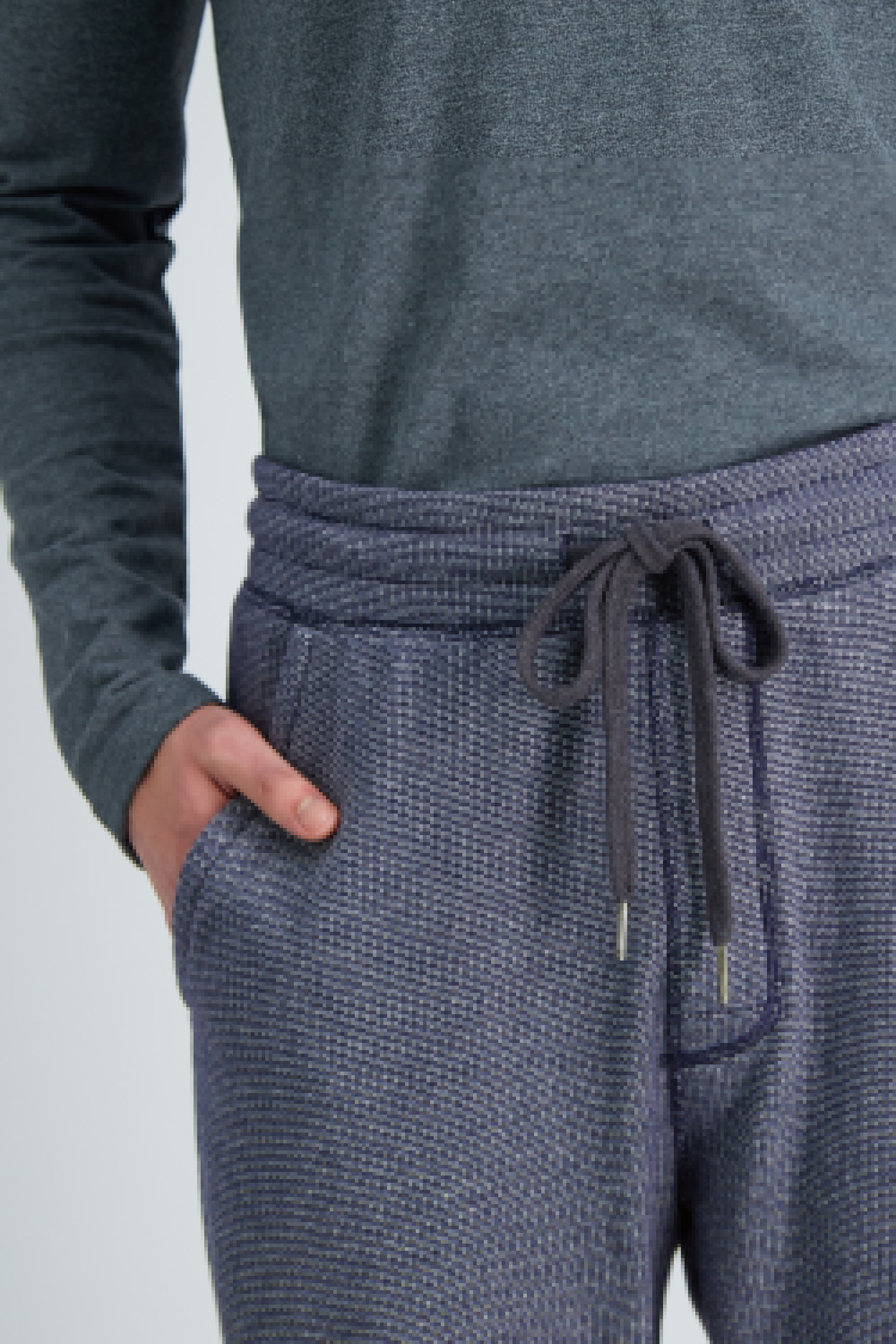 Textured Fleece Jogger Sweatpant, , hi-res