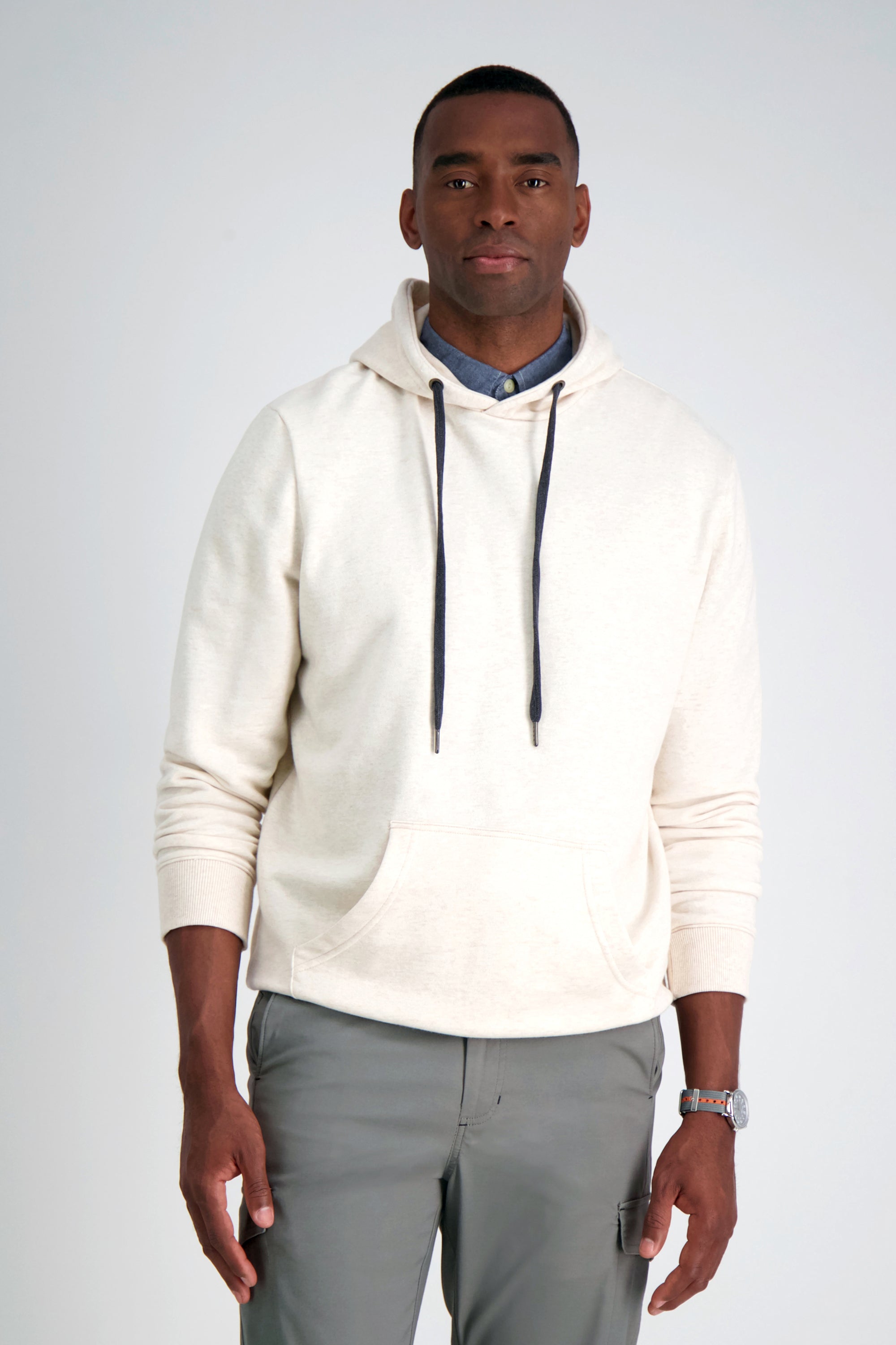 Pullover French Terry Fleece Hoodie Sweatshirt