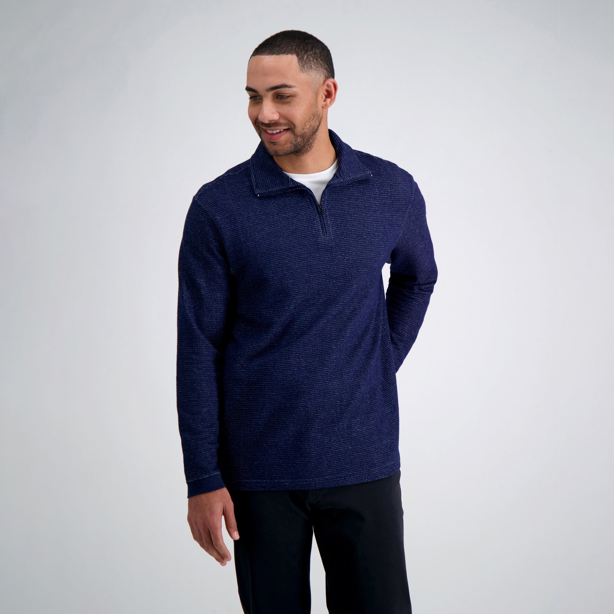 1/4 Zip Ottoman , , hi-res