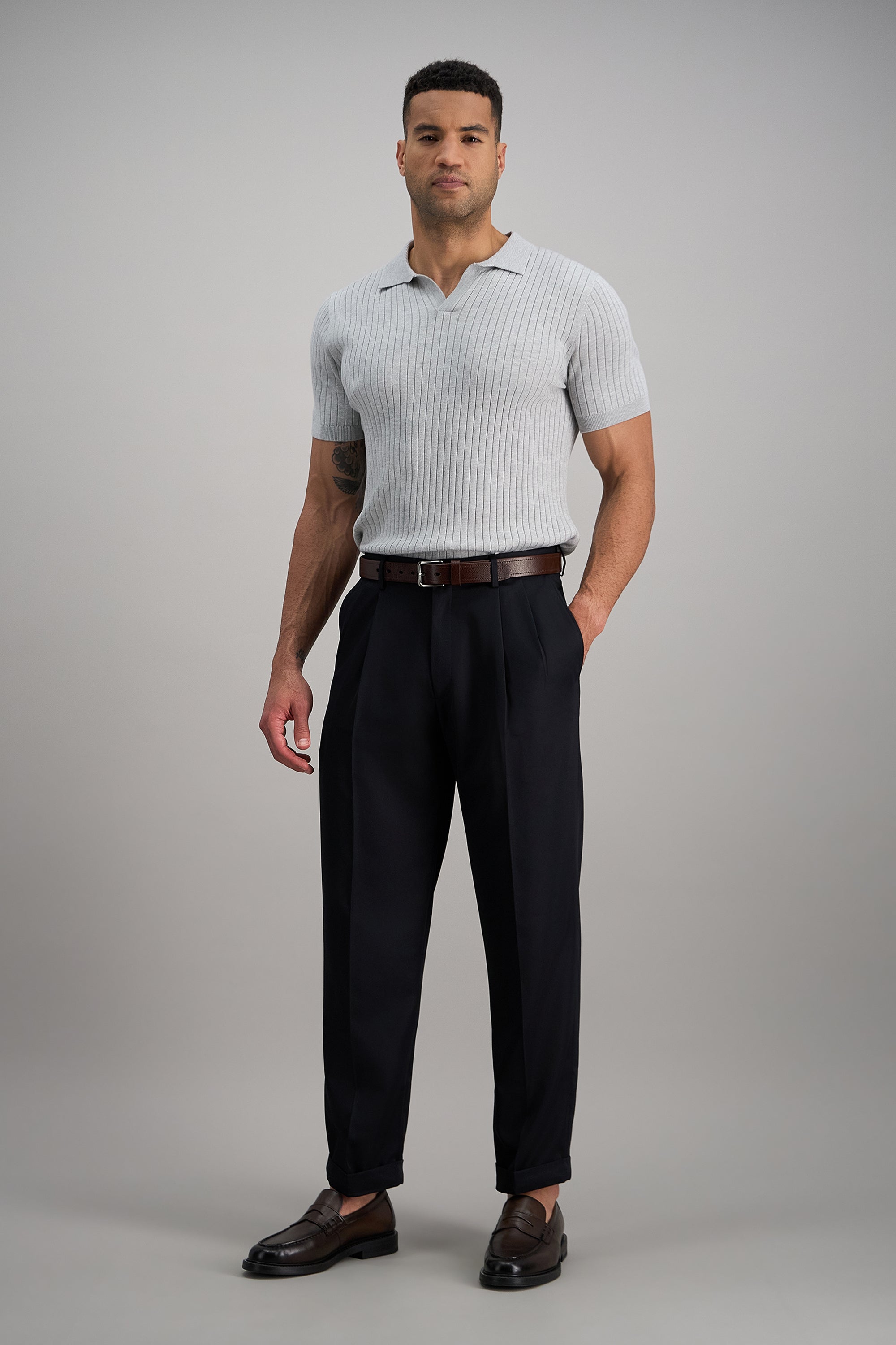 Mynx Gabardine Dress Pant | Haggar.com