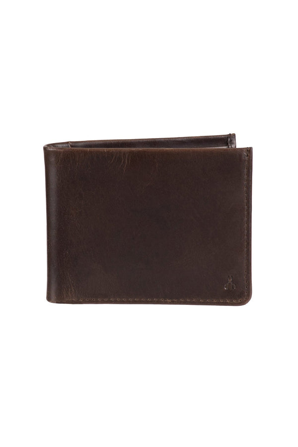 RFID Extra Capacity Slimfold Wallet - Best Dad Ever Emboss, , swatch#color_brown