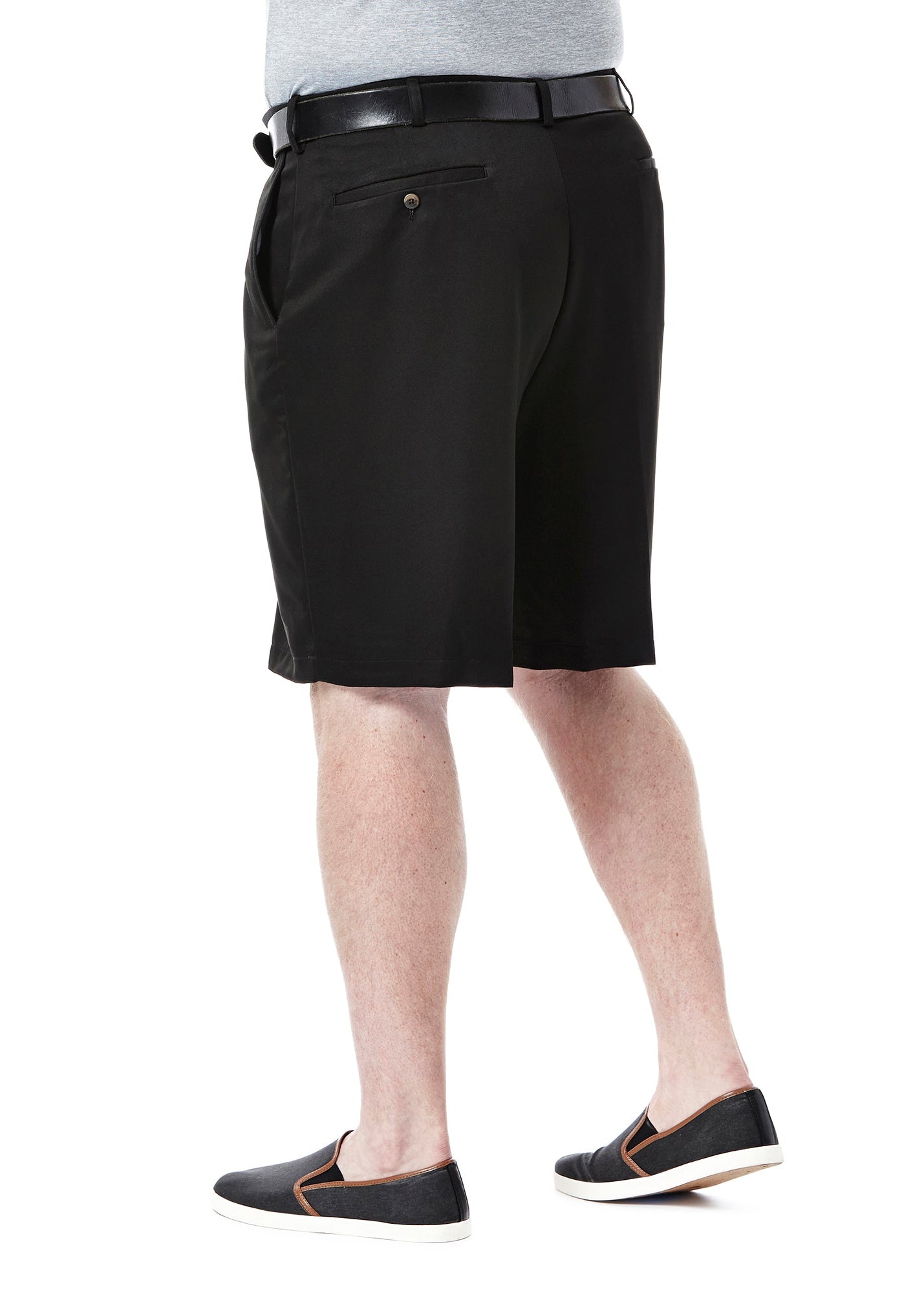 BIG & TALL Cool 18® Shorts, , hi-res#color_black / charcoal