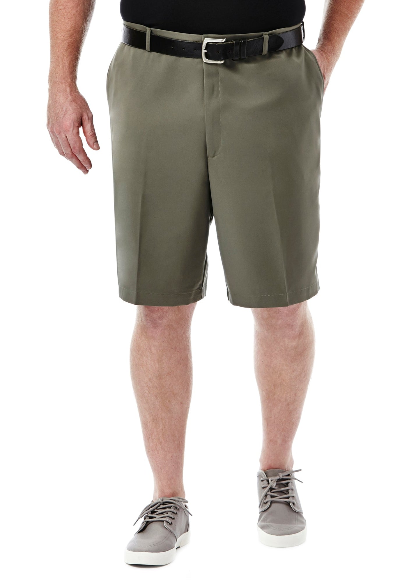 BIG & TALL Cool 18® Shorts, , hi-res#color_taupe