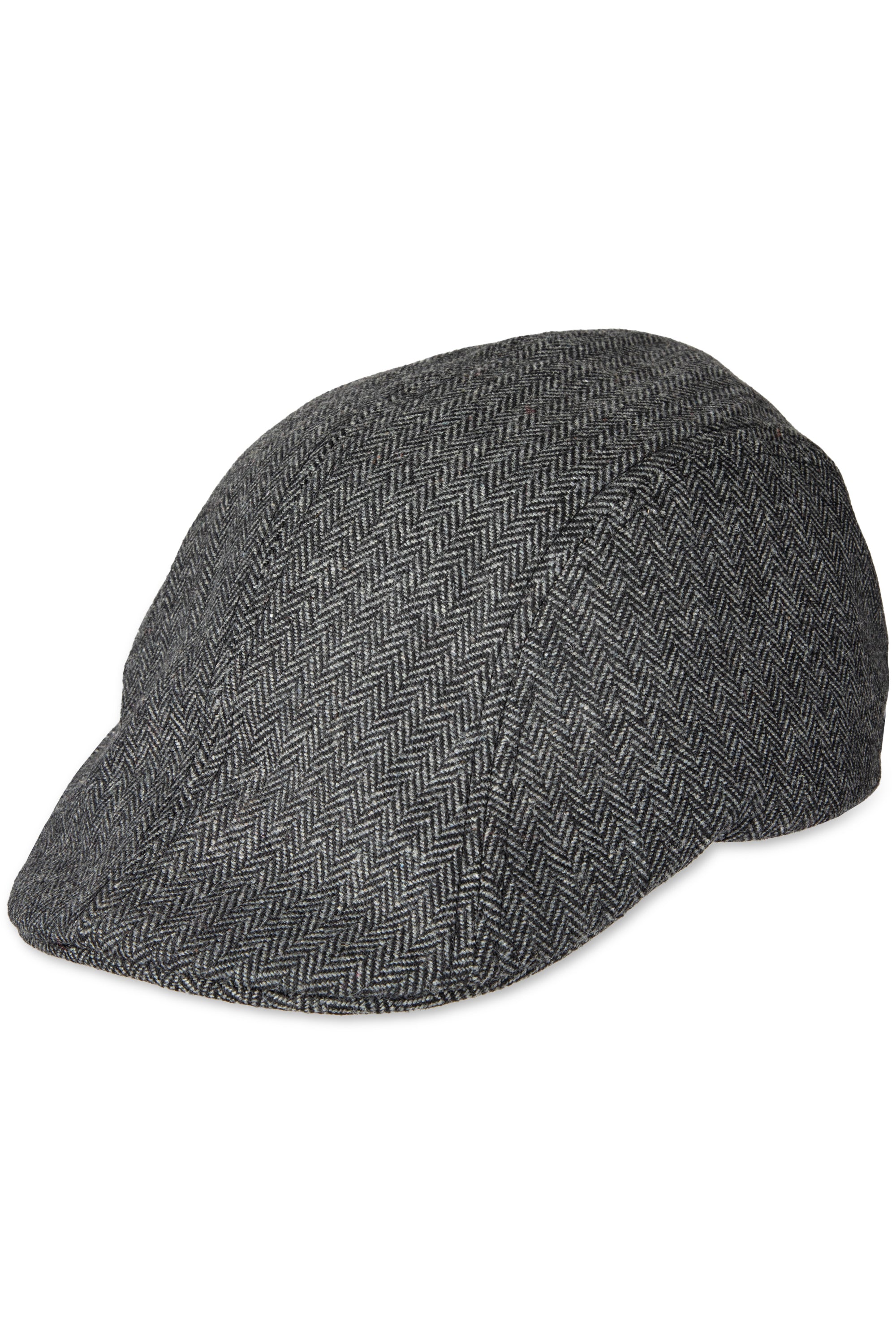Brushed Herringbone Center Seam Flat Cap - Haggar.com