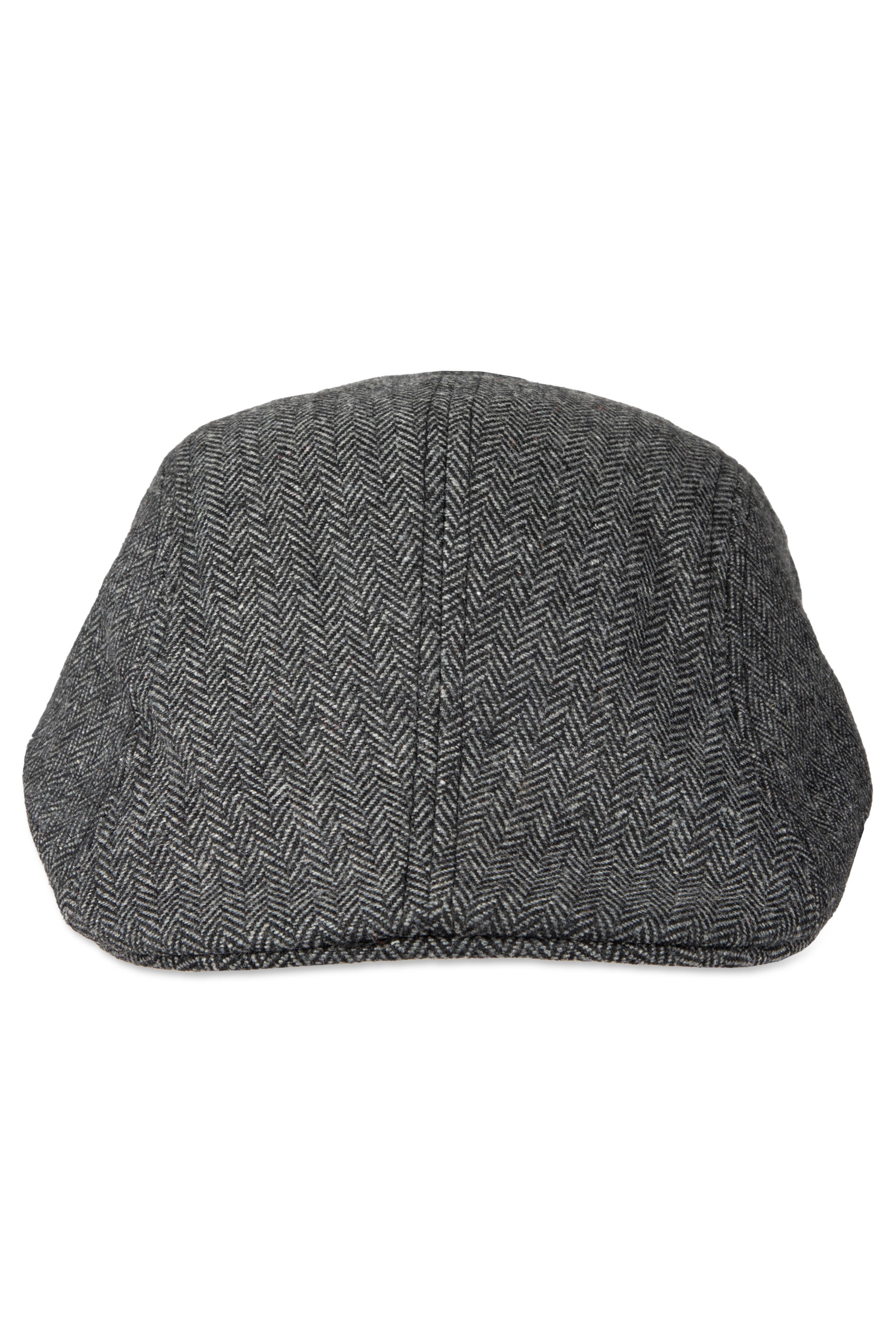 Brushed Herringbone Center Seam Flat Cap - Haggar.com
