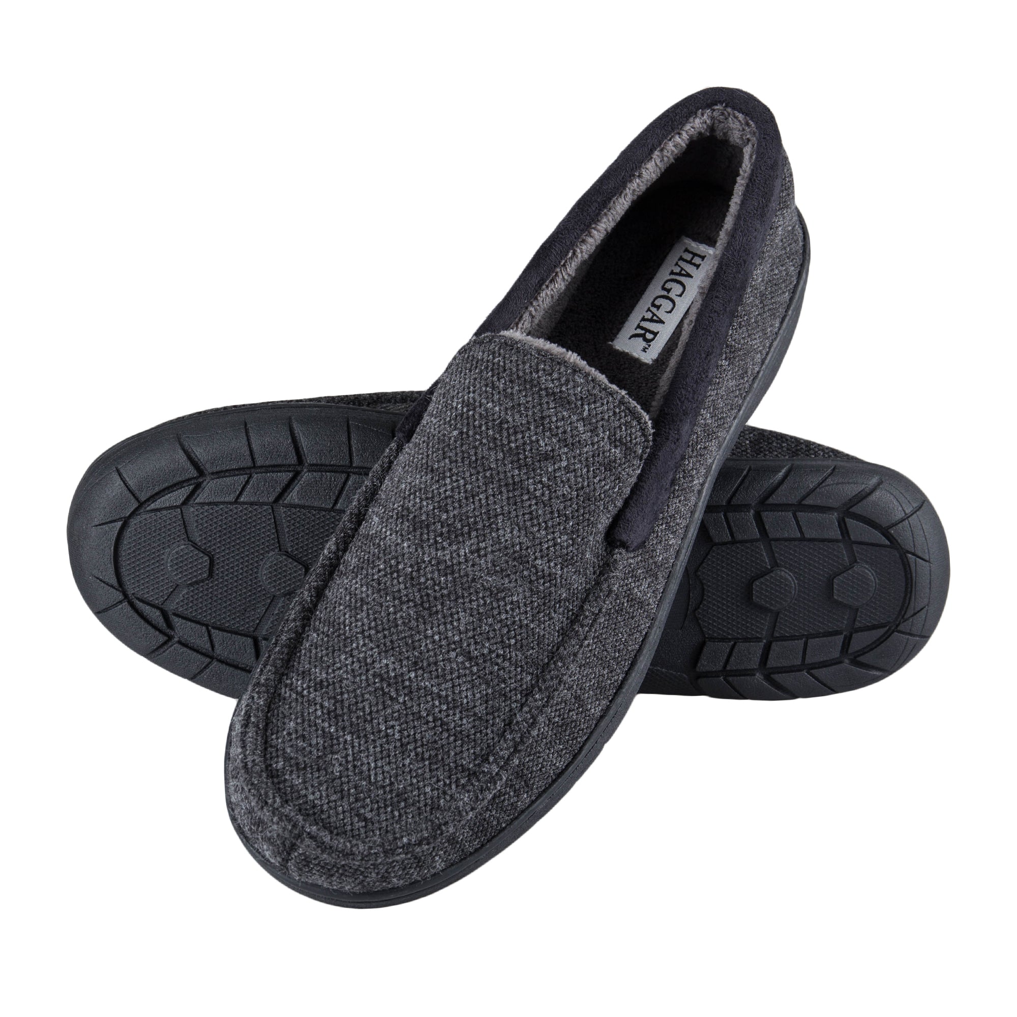Textured Venetian Slippers - Graphite