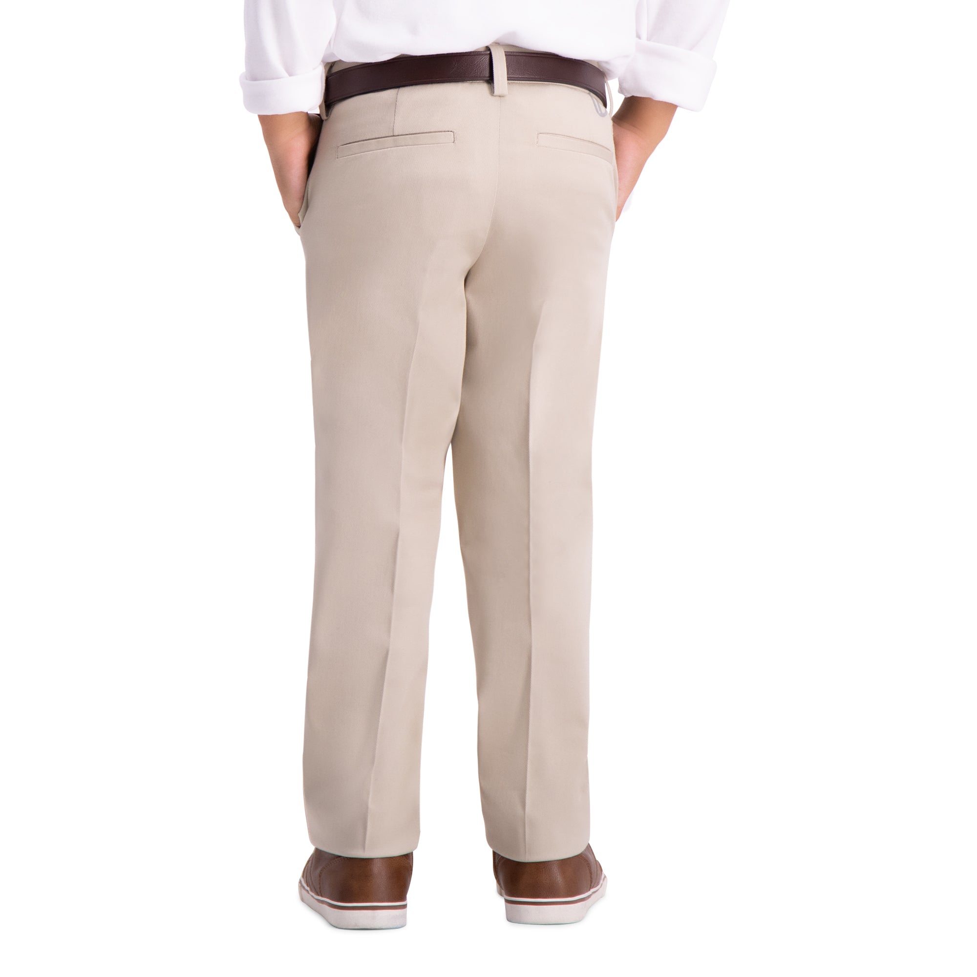 Boys Premium No Iron Khaki (4-7), , hi-res