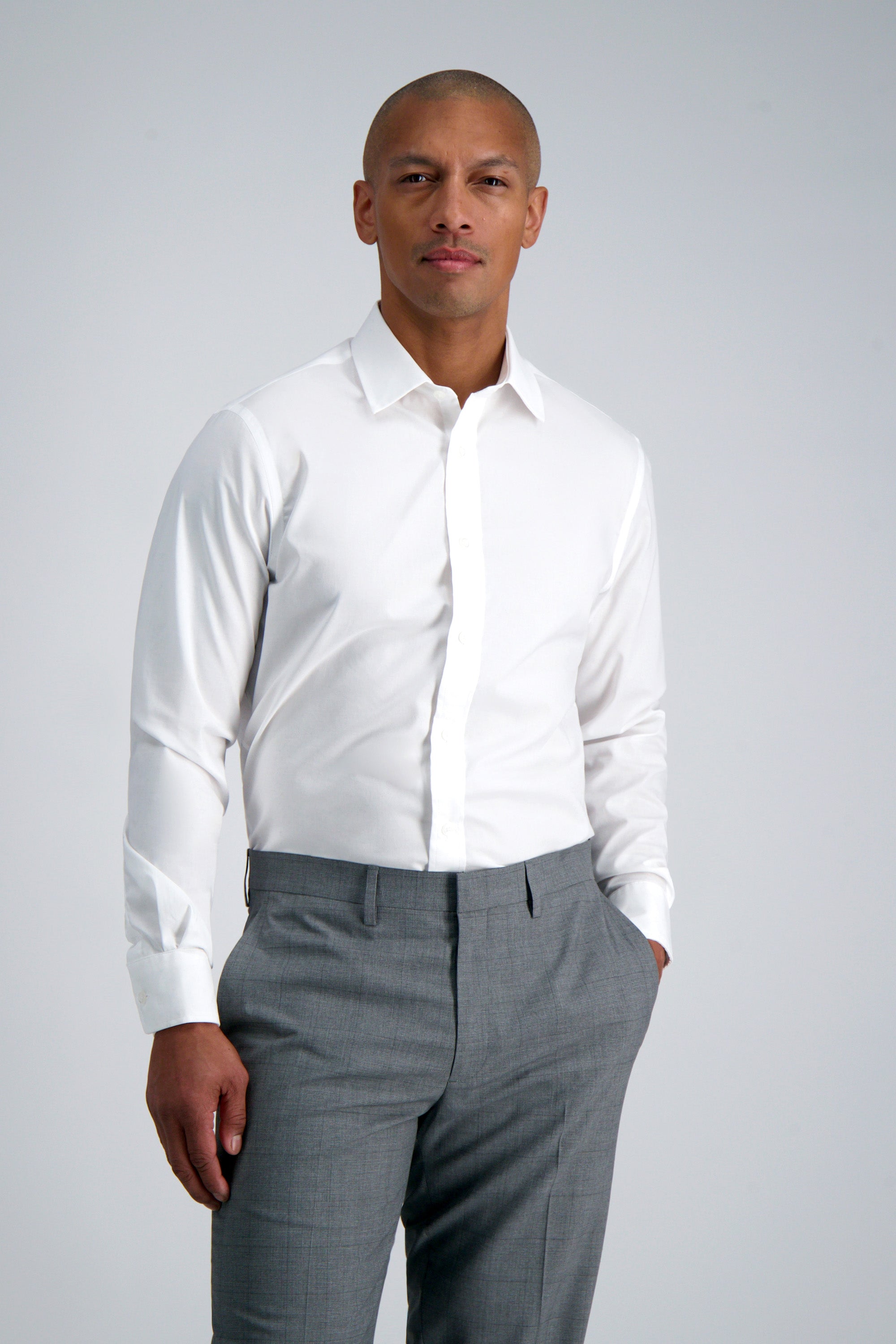 Premium Comfort Dress Shirt - White, , hi-res