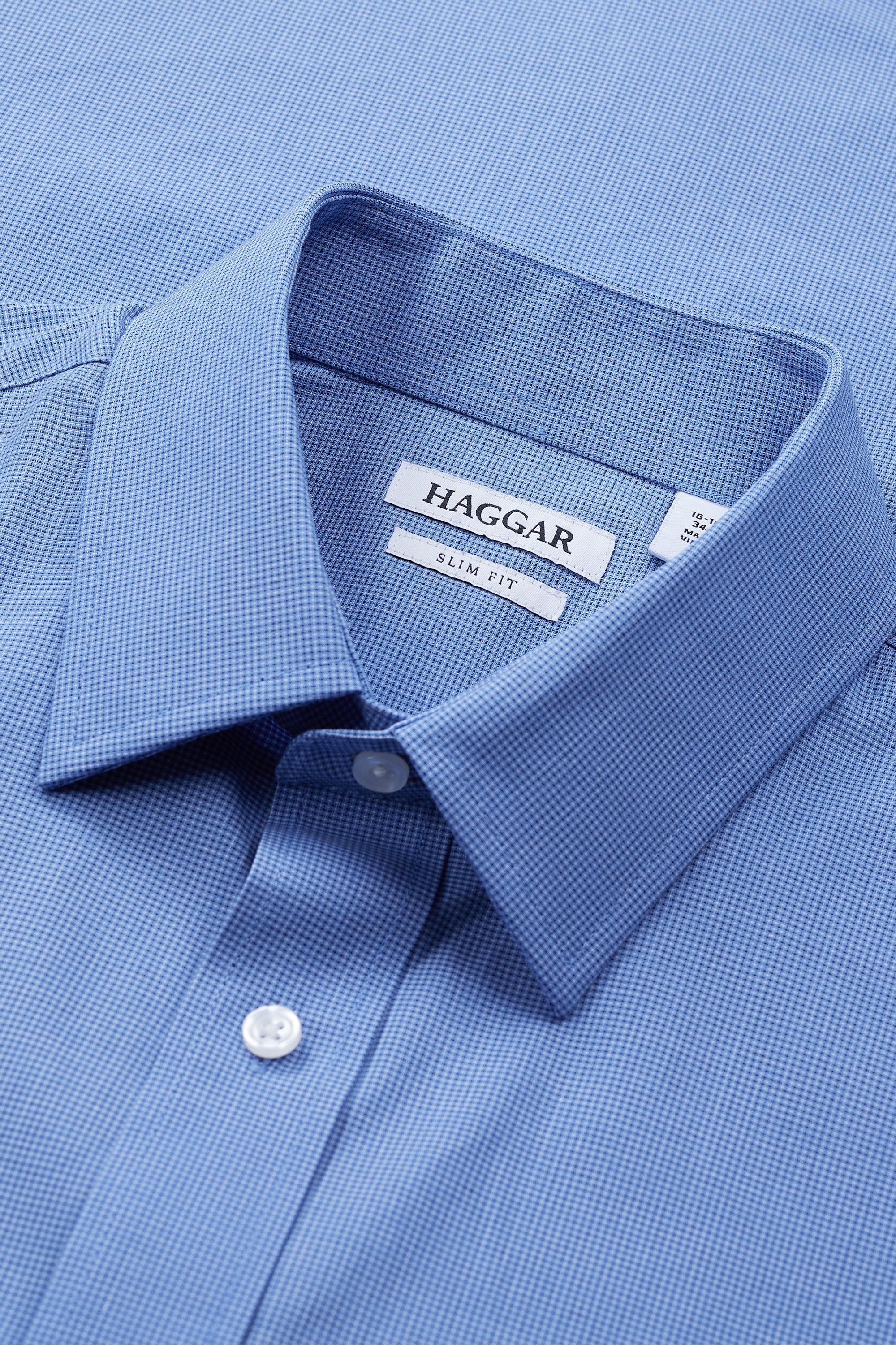 Premium Comfort Dress Shirt - Blue Dobby, , hi-res