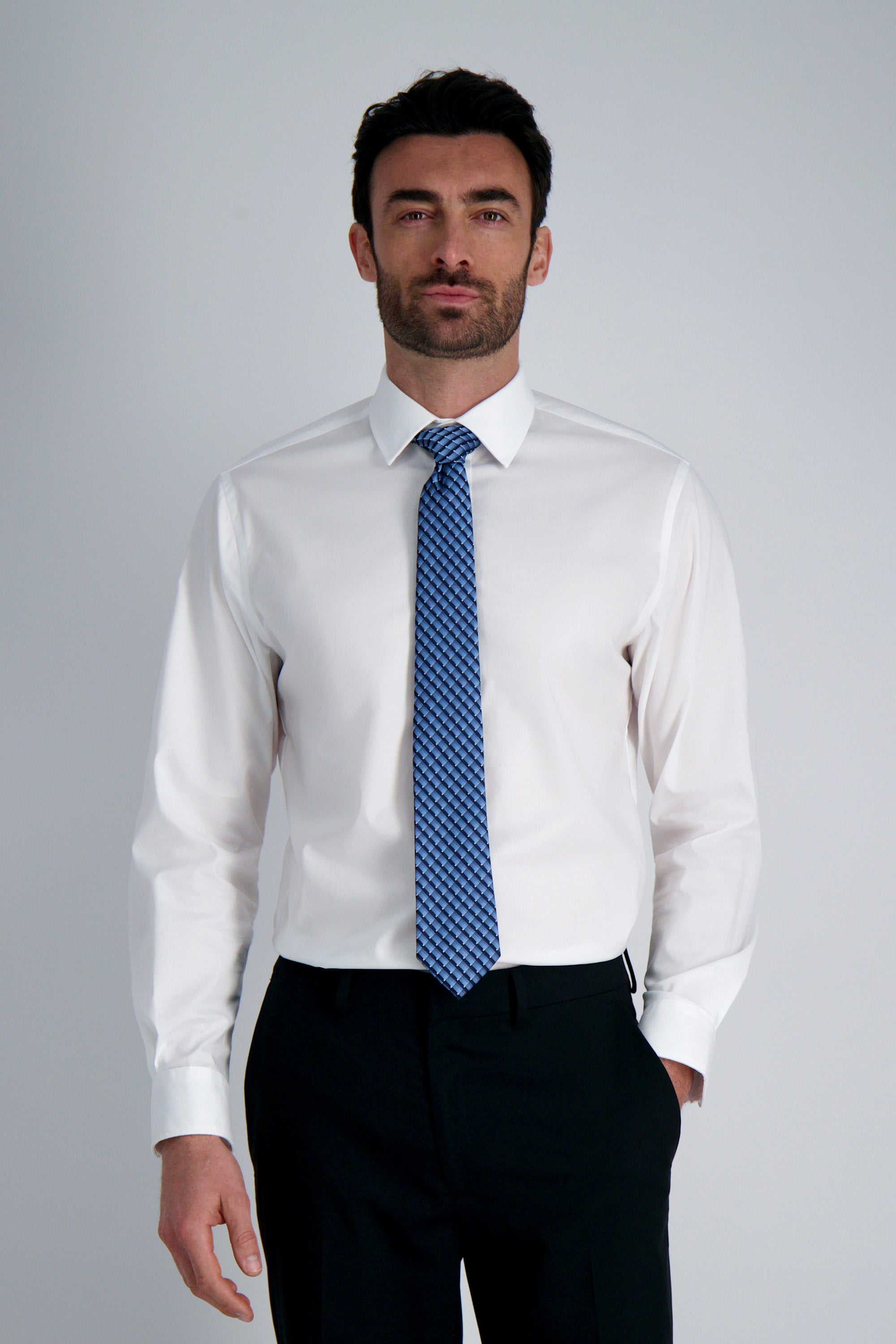 Premium Comfort Dress Shirt - White, , hi-res