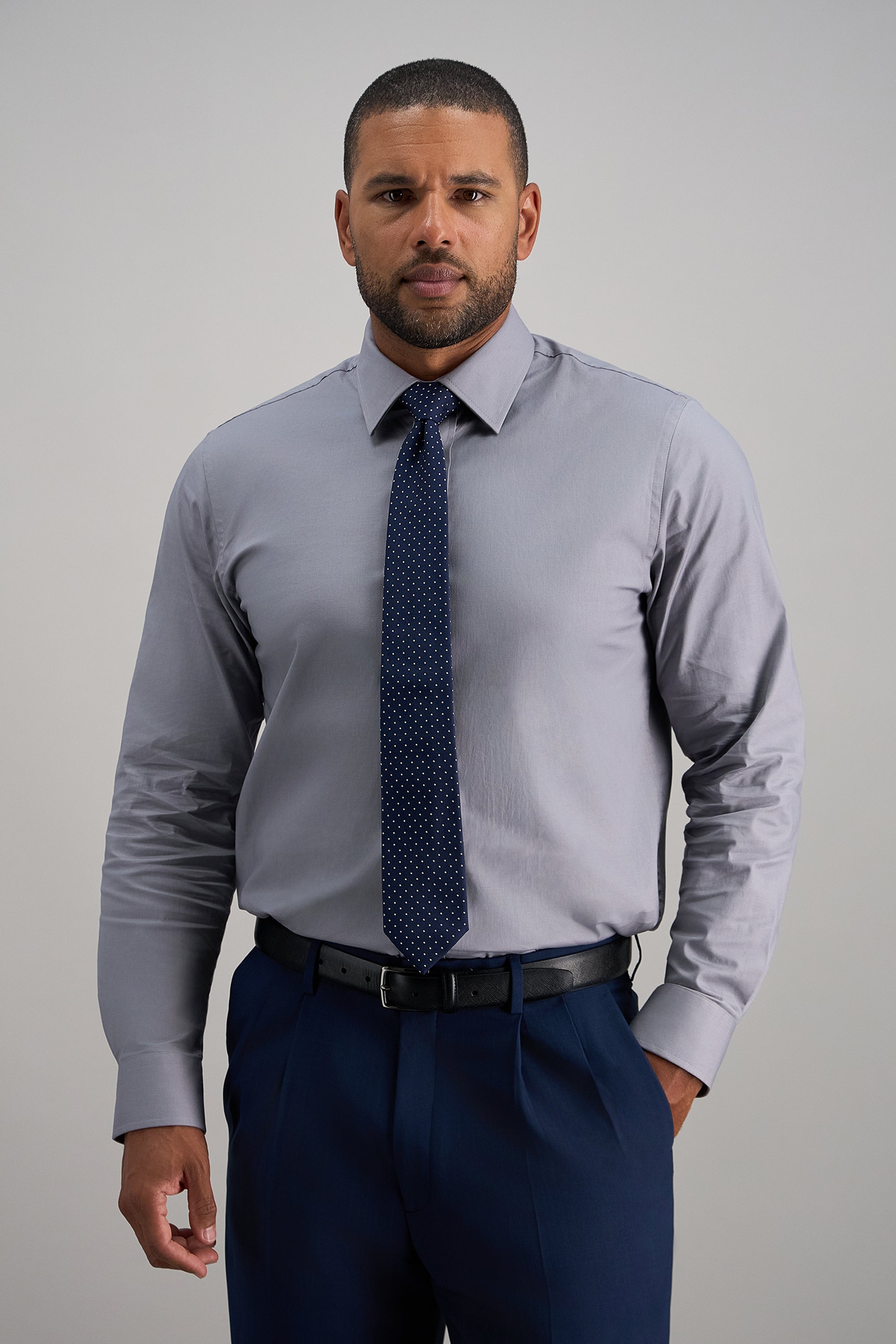 Premium Comfort Dress Shirt - Charcoal - Haggar.com