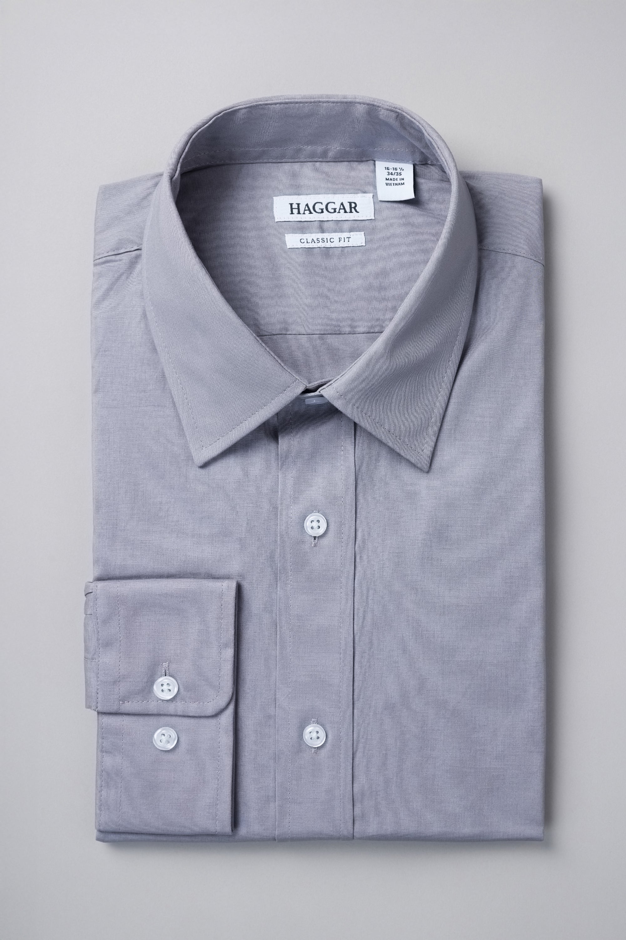 Premium Comfort Dress Shirt - Charcoal - Haggar.com