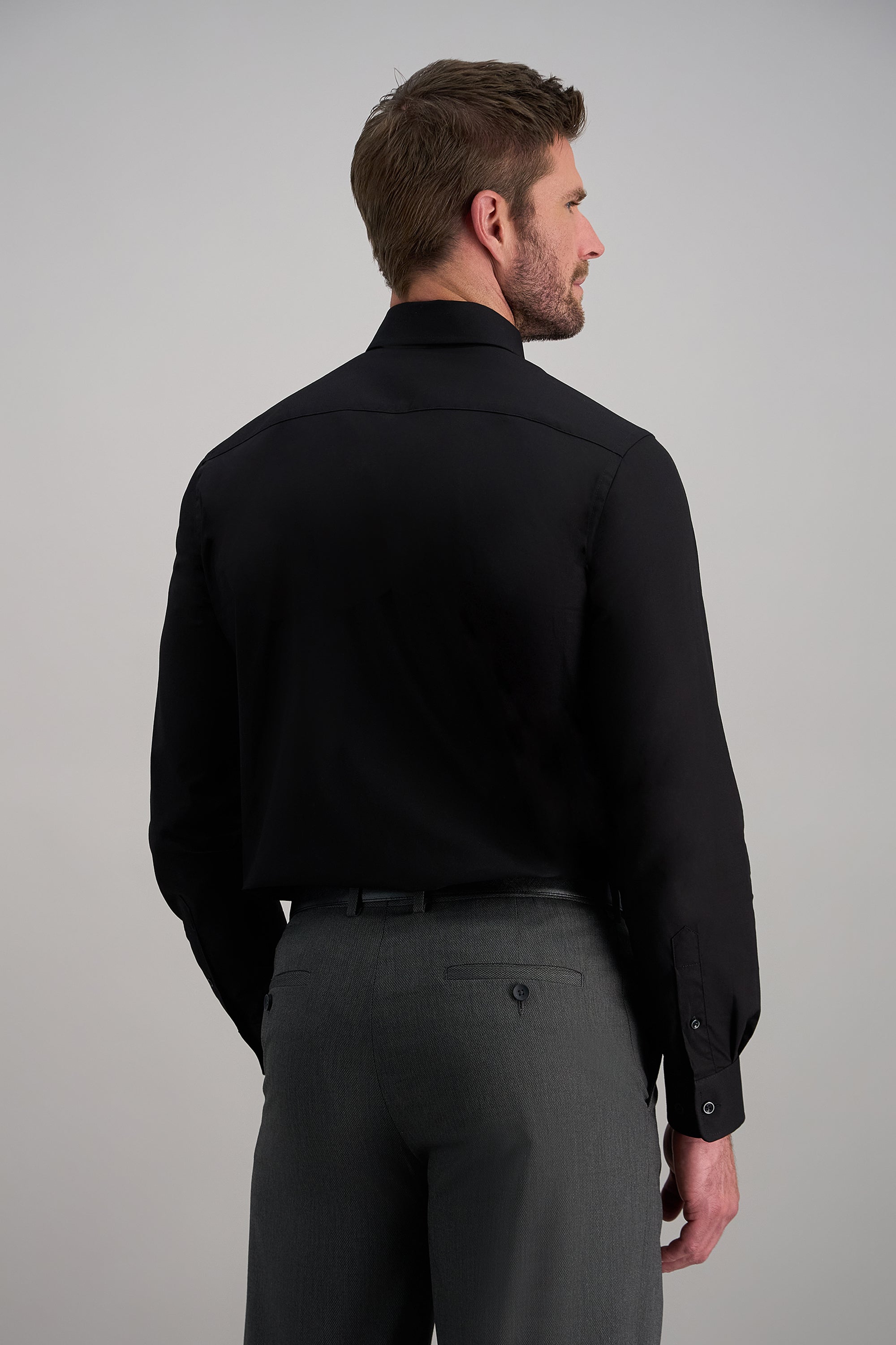 Premium Comfort Dress Shirt - Black - Haggar.com