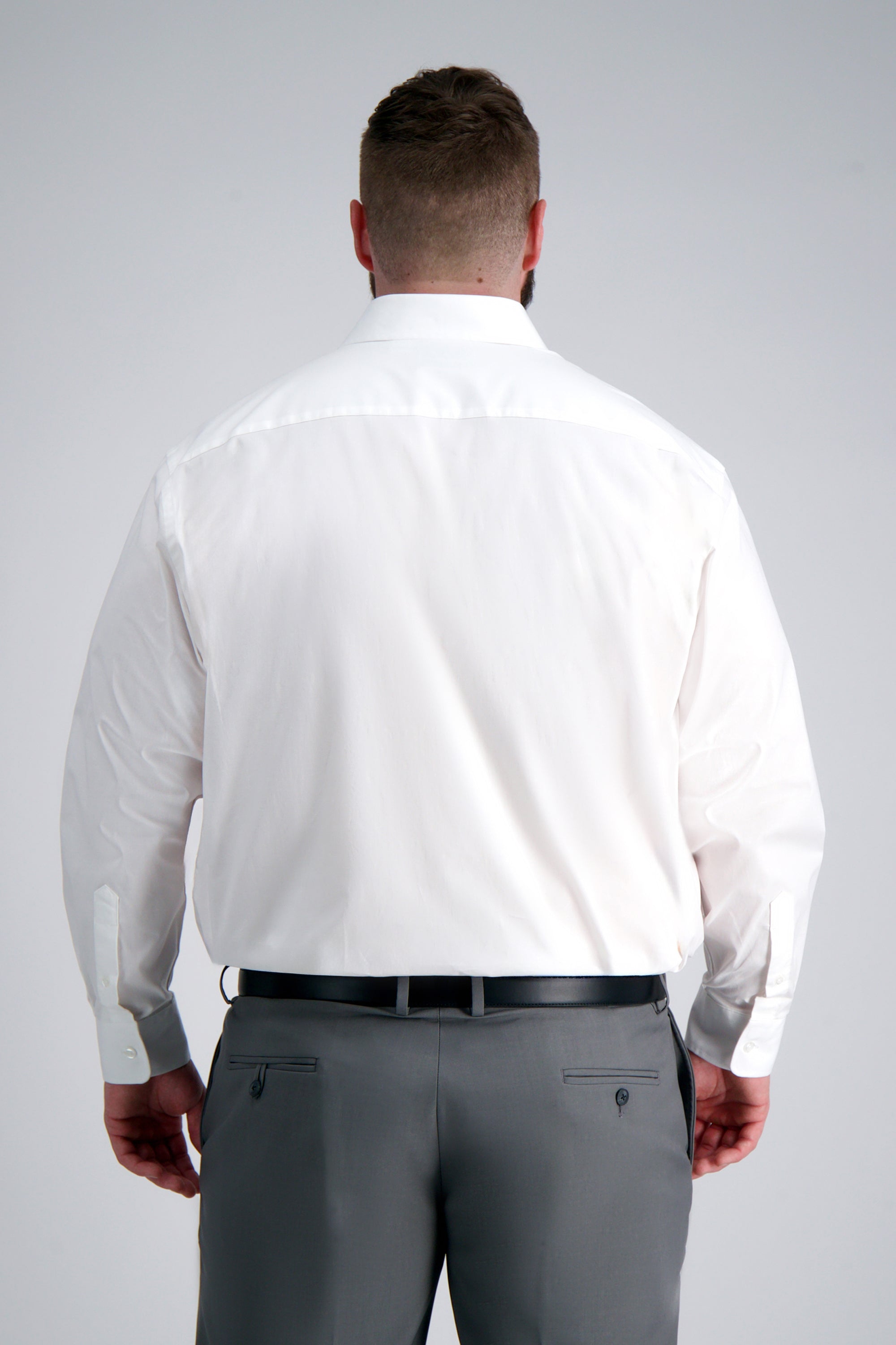 Premium Comfort Big Dress Shirt - White, , hi-res