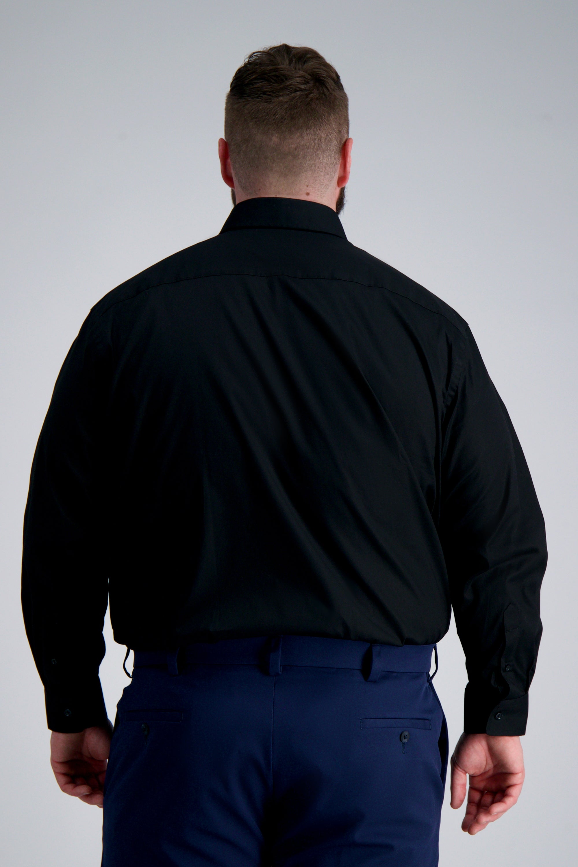 Premium Comfort Big Dress Shirt - Black, , hi-res

#color_black