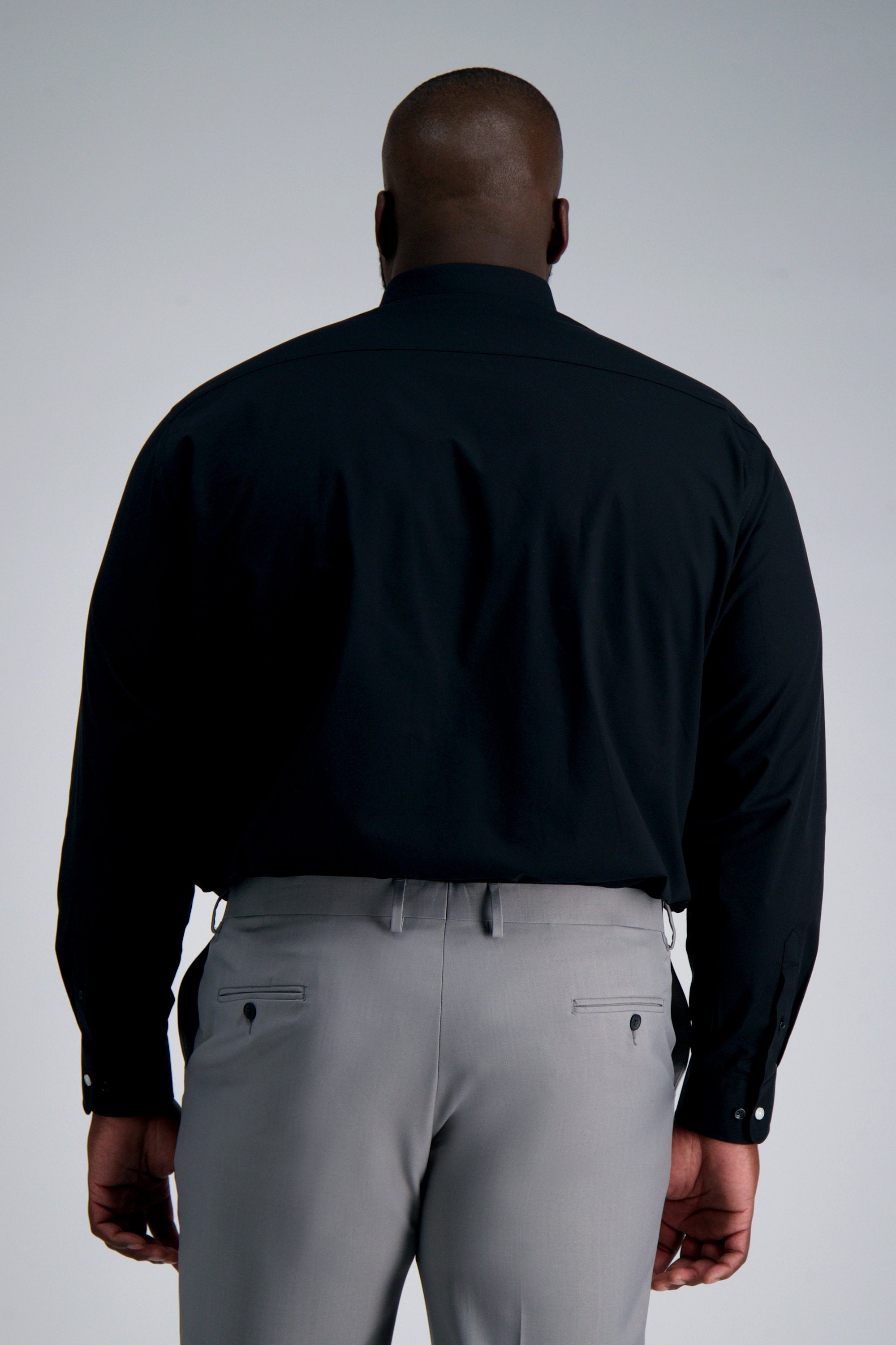 Premium Comfort Tall Dress Shirt - Black, , hi-res