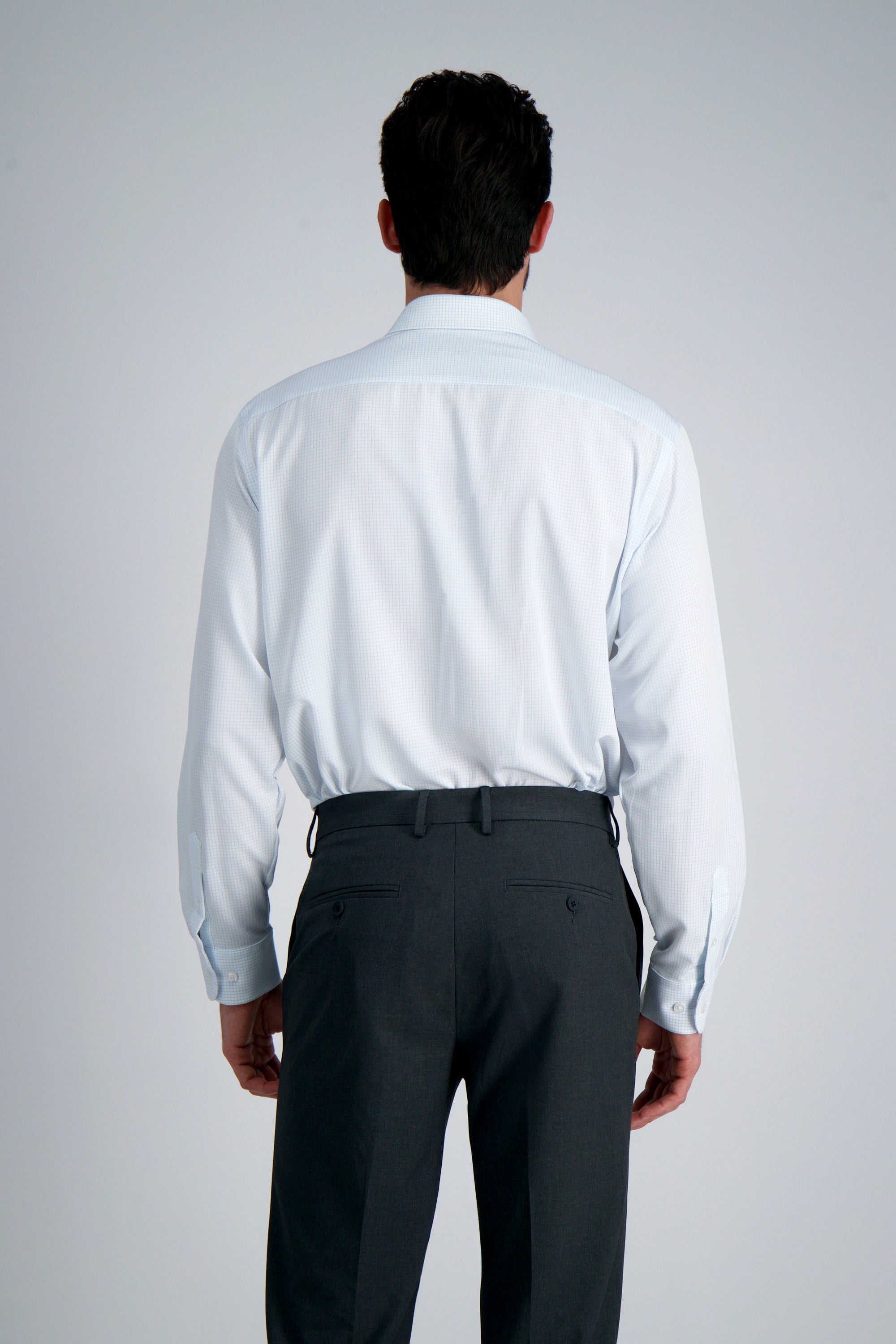 Smart Wash® Dress Shirt - Blue Check, , hi-res