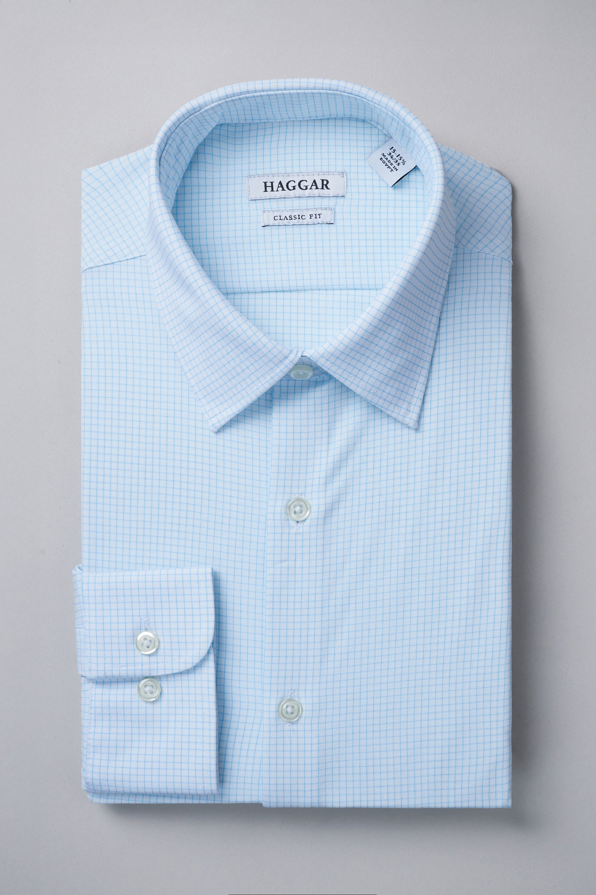 Smart Wash® Dress Shirt - Blue Check